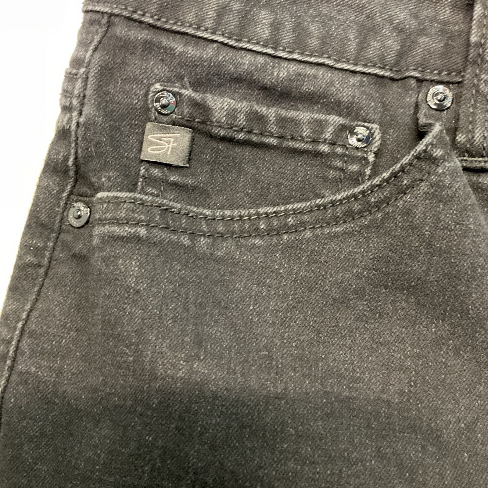 Vintage Seven 7 Black Shorts Size 36" / US 14 / IT 50 - 5 Thumbnail