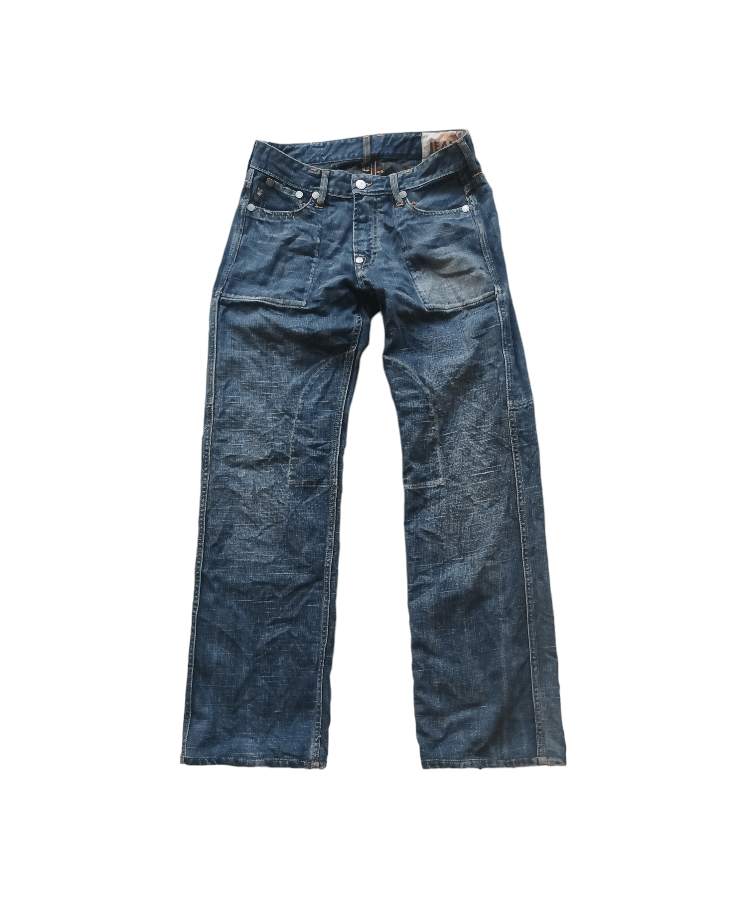 image of Reversible Michiko Koshino in Washed Blue, Men's (Size 40)