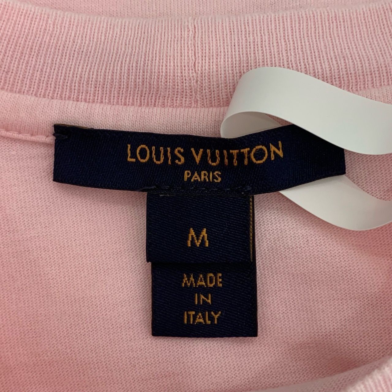 Louis Vuitton Louis Vuitton Pink Cotton T-Shirt With Chain
