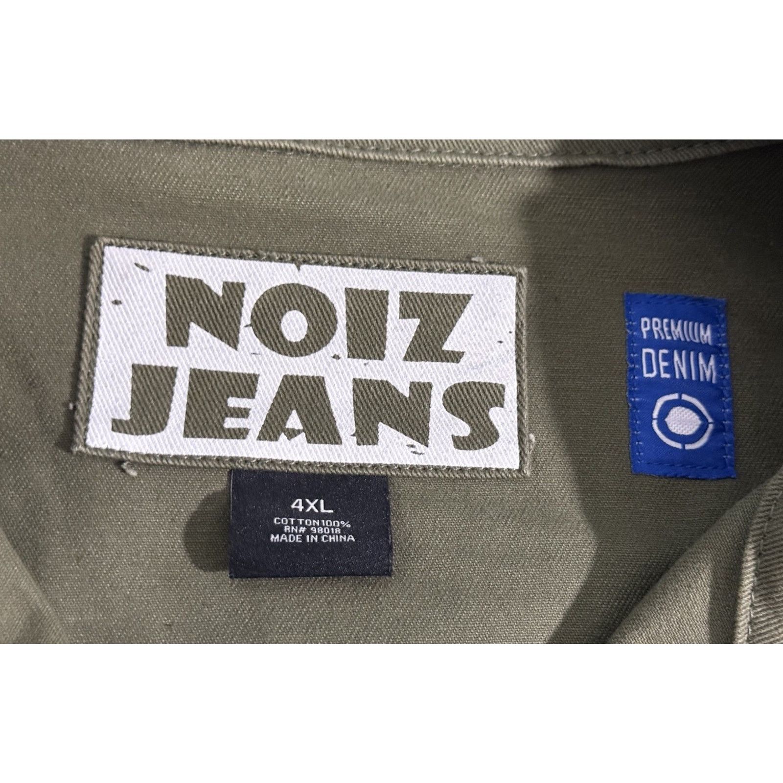 Other Vintage Noiz Green Denim Set Including Jacket 4XL & Jeans 44 Size US XXL / EU 58 / 5 - 3 Thumbnail