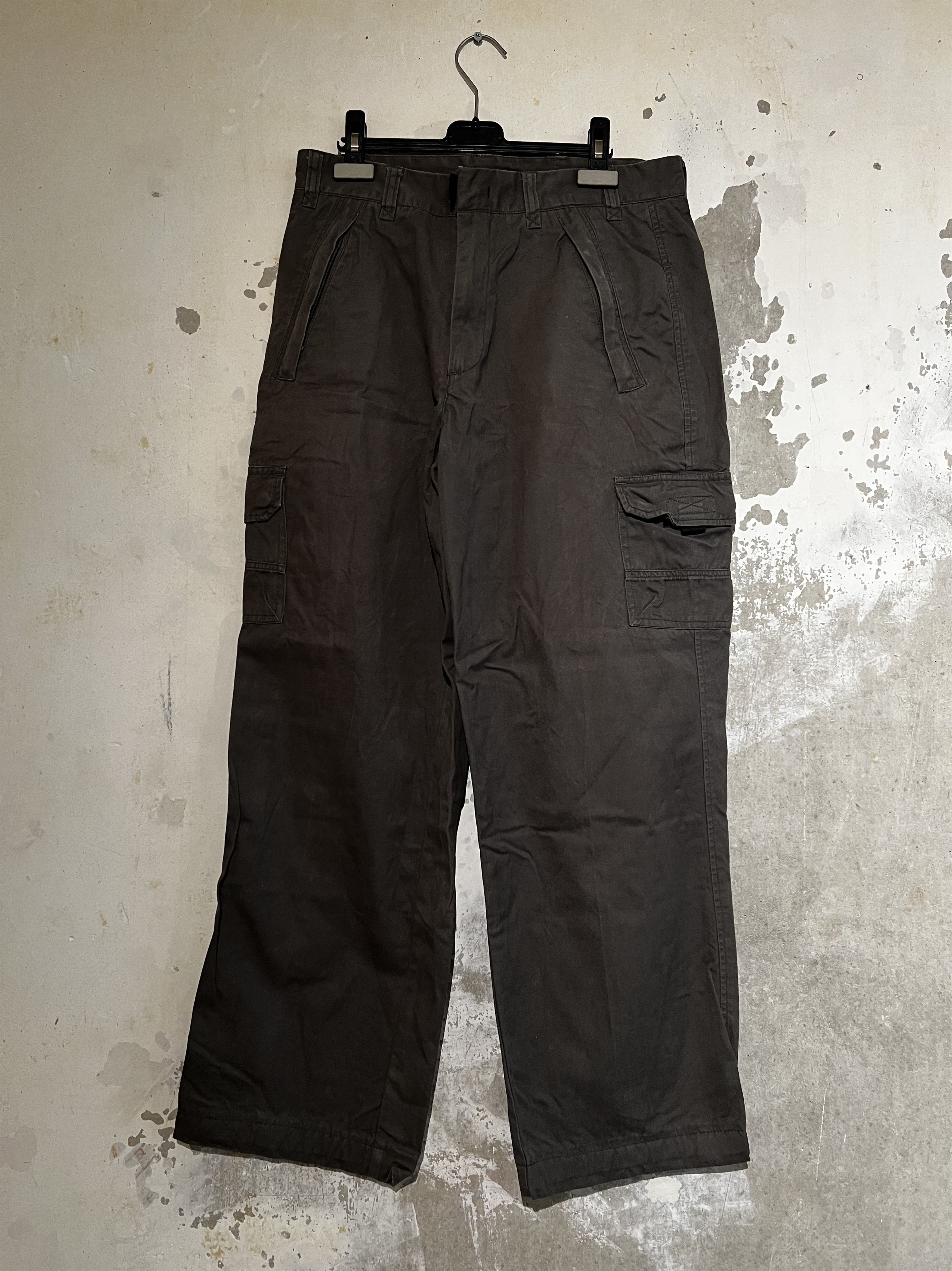 Vintage Vintage Cargo Pants Hunter Green Size US 31 - 1 Thumbnail