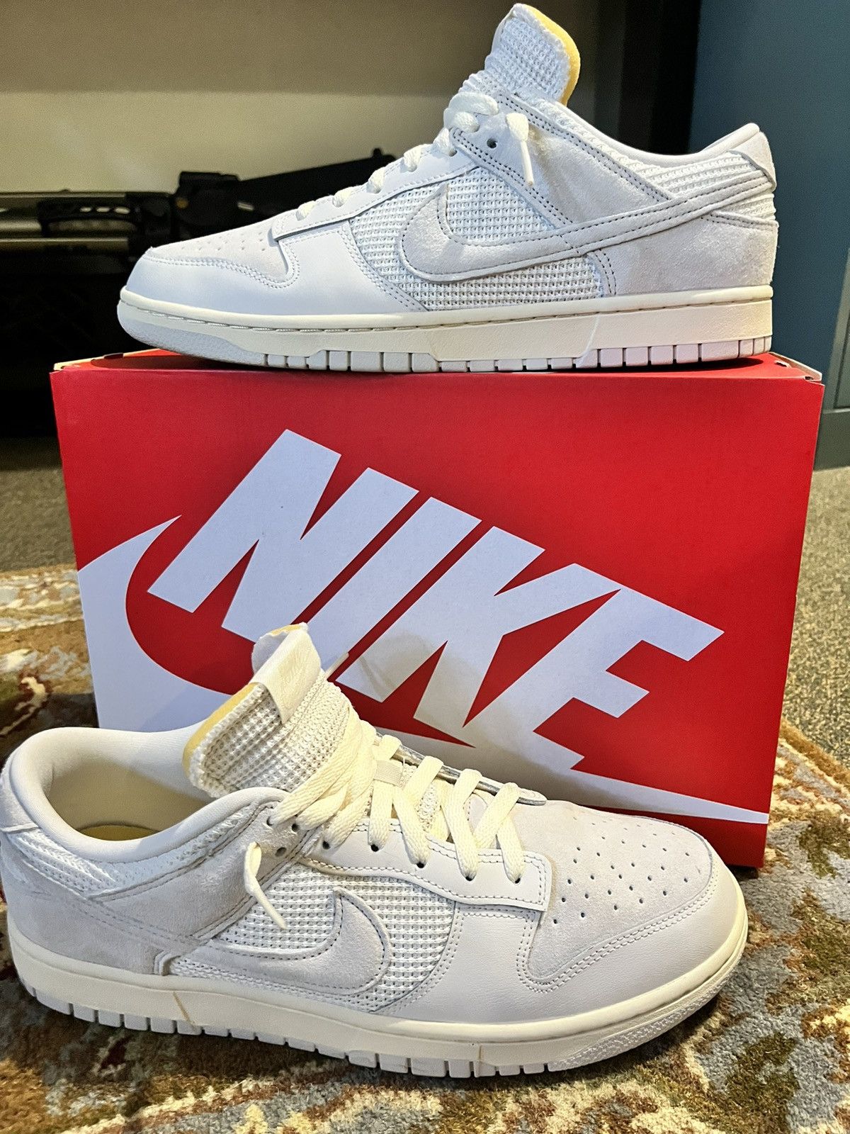 Nike 2024 Nike Dunk Low Sail Grey/White M11.5 Size US 11.5 / EU 44-45 - 1 Thumbnail