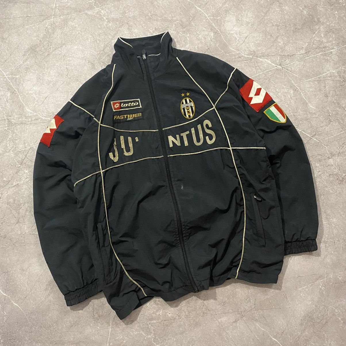 Lotto Sport × Vintage 90s Vintage Juventus FC Lotto Soccer Nylon
