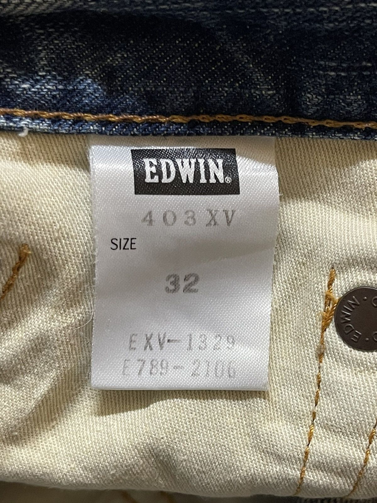 Edwin Edwin XV Exclusive Vintage Faded Distressed Loose Jeans Size US 33 - 11 Thumbnail