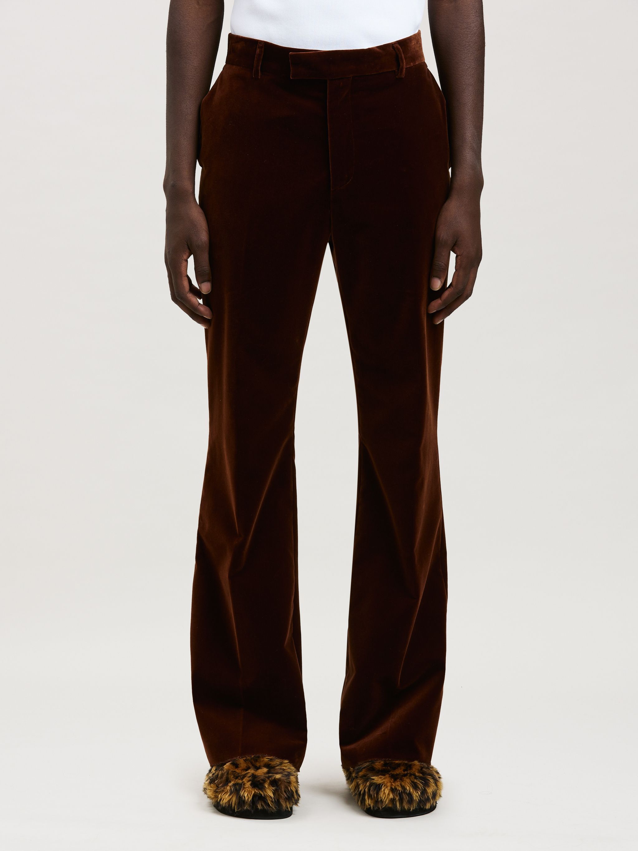 Palm Angels Velvet Tailored Pants Size US 34 / EU 50 - 8 Thumbnail