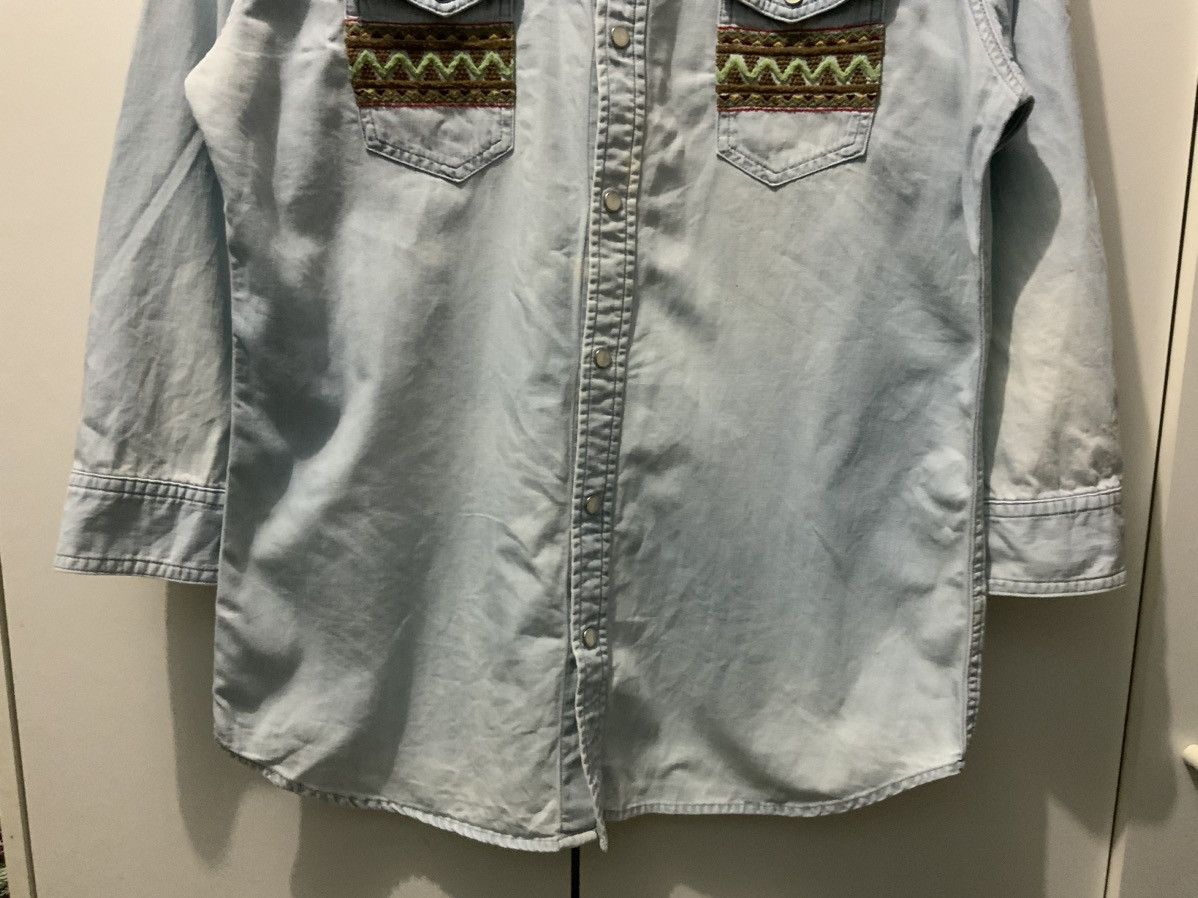 Japanese Brand TK Mix Piece Sashiko Fade Denim Size US L / EU 52-54 / 3 - 4 Thumbnail