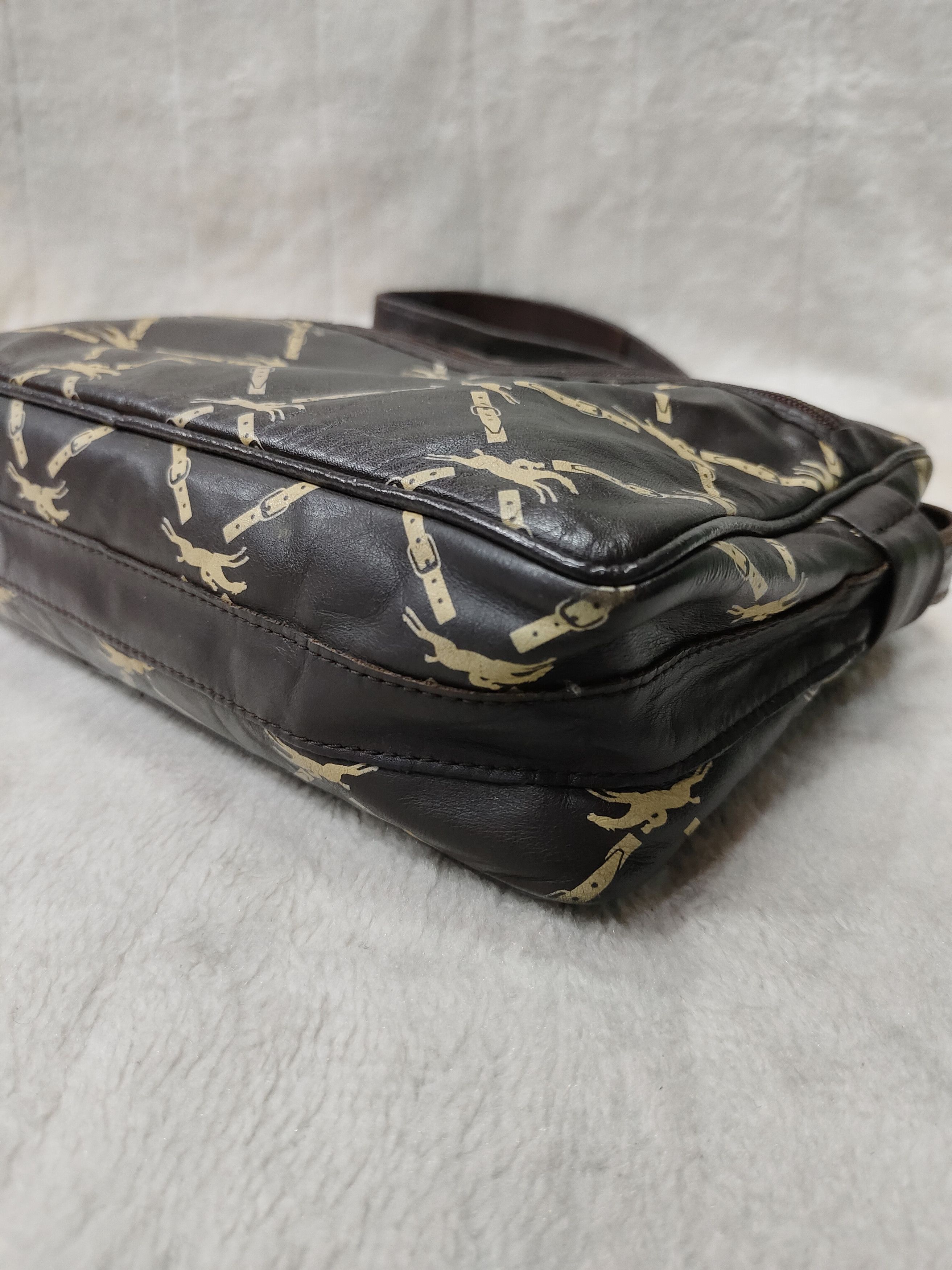 Longchamp 80s Longchamp🇫🇷 Archive Horsebit Monogram Shoulder Bag Size ONE SIZE - 4 Thumbnail