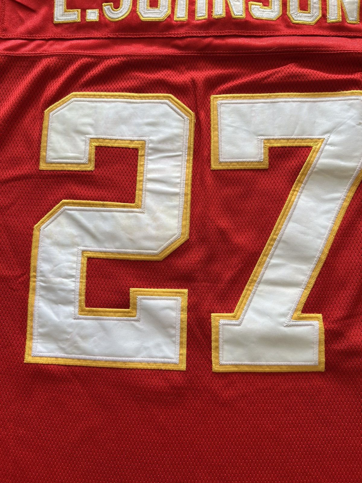 NFL Kansas City Chiefs Vintage Reebok Football Jersey L Johnson Size US L / EU 52-54 / 3 - 10 Thumbnail