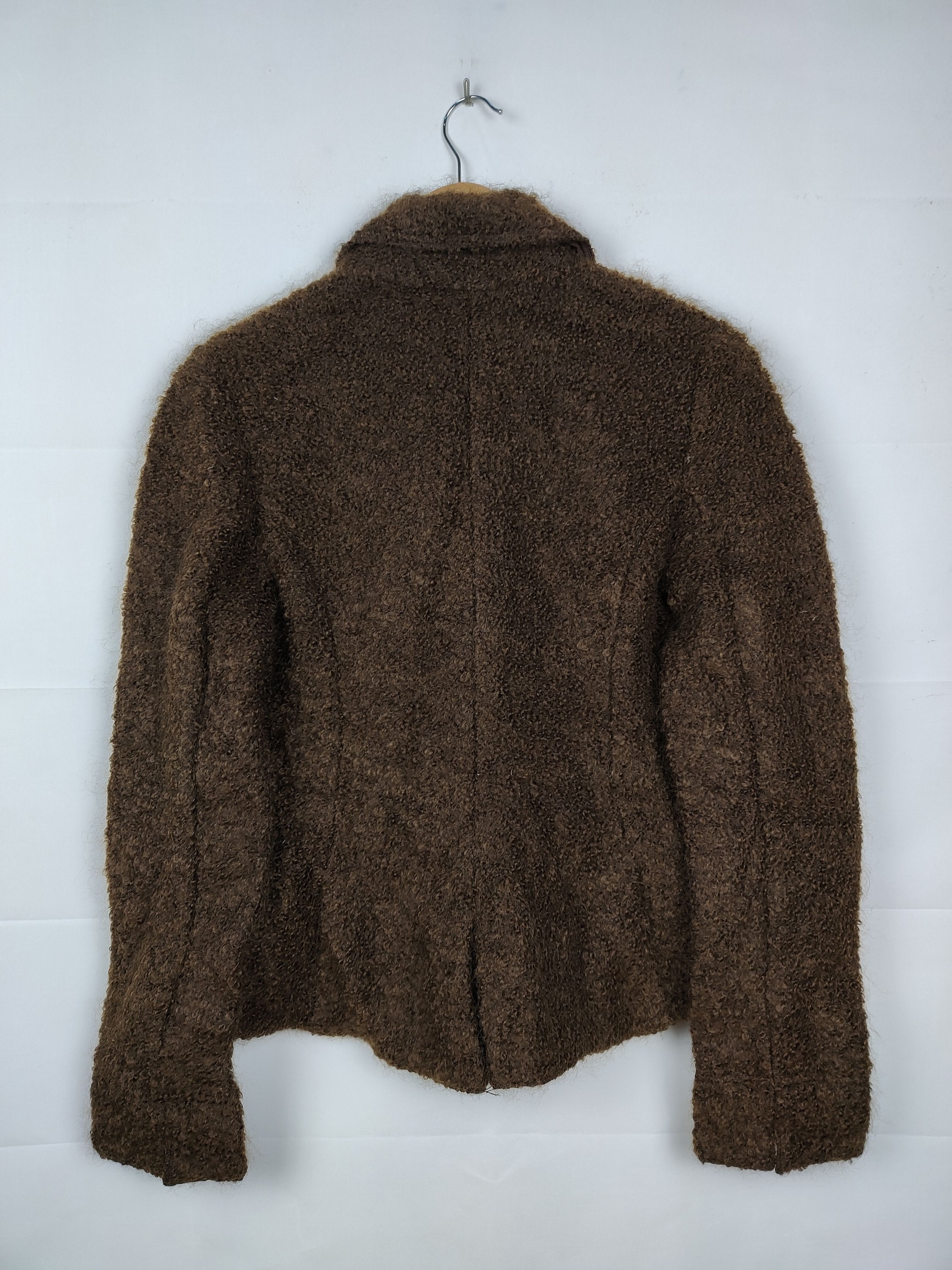Designer × Ralph Lauren Ralph Lauren Wool Alpace Mohair Brown Double Breasted Jacket Size L / US 10 / IT 46 - 4 Thumbnail