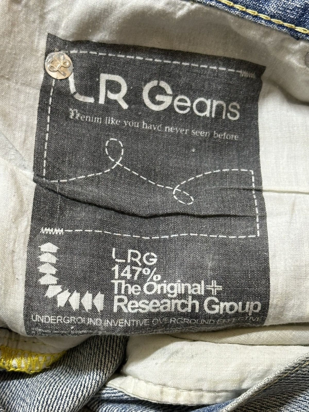 Sugar Cane Vintage Japanese Brand Mud Faded Wash Style Baggy Jeans Size US 36 / EU 52 - 10 Thumbnail