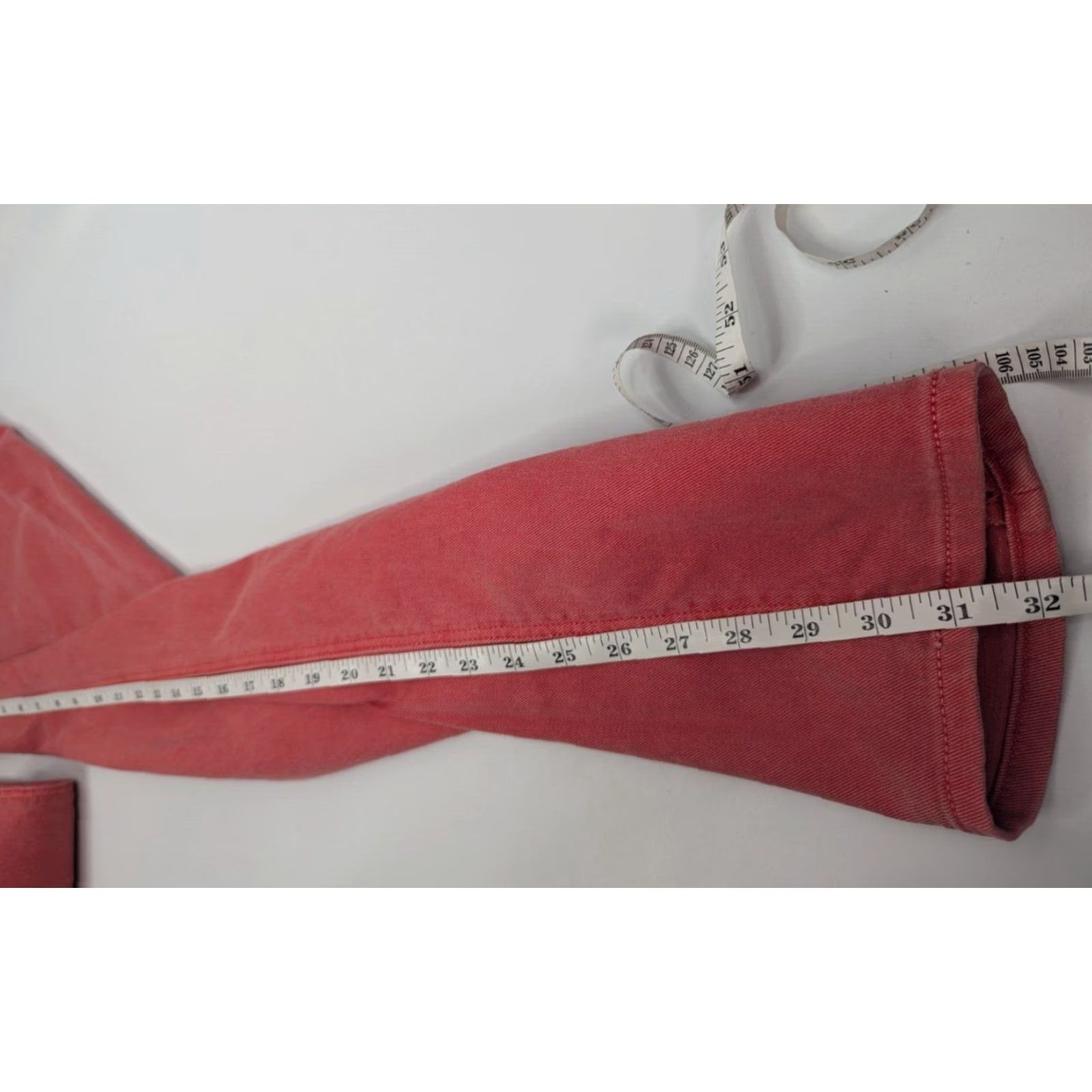Michael Kors Michael Kors Pants Men's Slim Straight Leg 32 Red Pink Parker Chino Casual Size US 32 / EU 48 - 7 Thumbnail