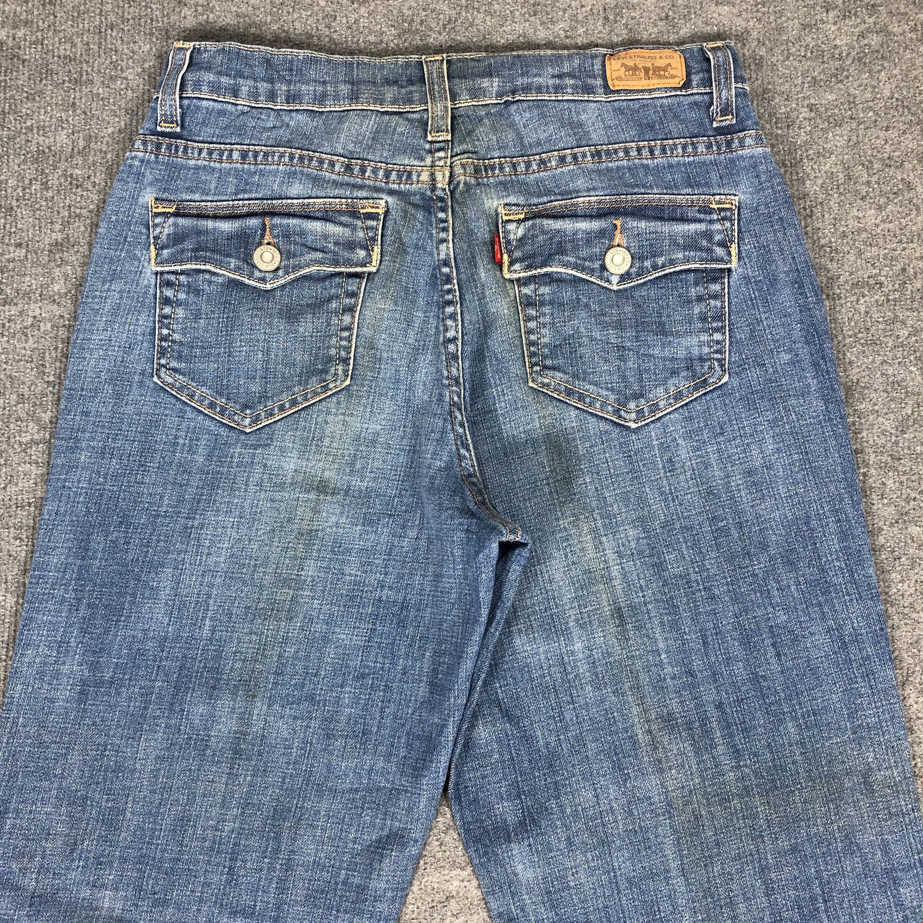 Levi's × Vintage Womens Vintage Levis 512 Jeans Flare Boot Cut L1098W Size 29" - 6 Thumbnail
