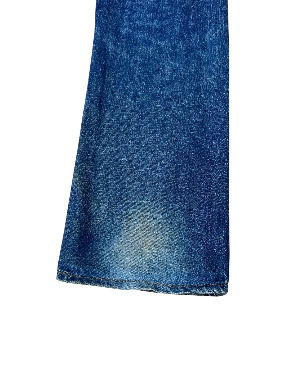 Wrangler 90s Wrangler Blue Bell Aging Mud Denim Selvedge Jeans Size US 31 - 20 Thumbnail