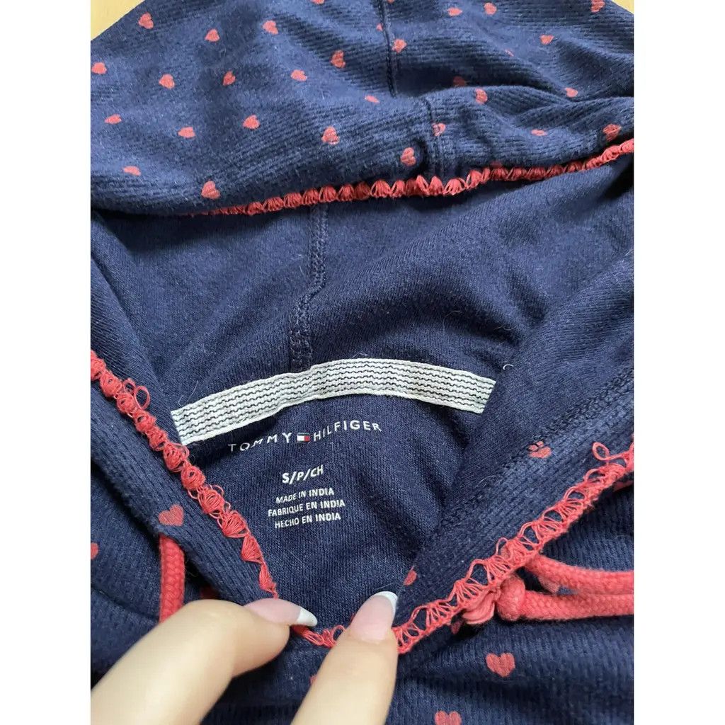 Tommy Hilfiger Tommy Hilfiger Navy Heart Print Hoodie Size US S / EU 44-46 / 1 - 5 Thumbnail