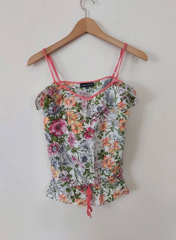 Warehouse Warehouse vintage silk top 6/8 Size XS / US 0-2 / IT 36-38 - 4 Thumbnail