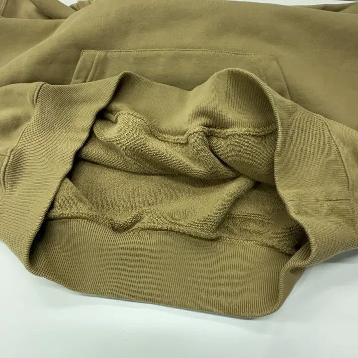 Balenciaga Balenciaga Khaki Cotton Logo Hoodie for Women 0079-2507 Size XS / US 0-2 / IT 36-38 - 8 Thumbnail