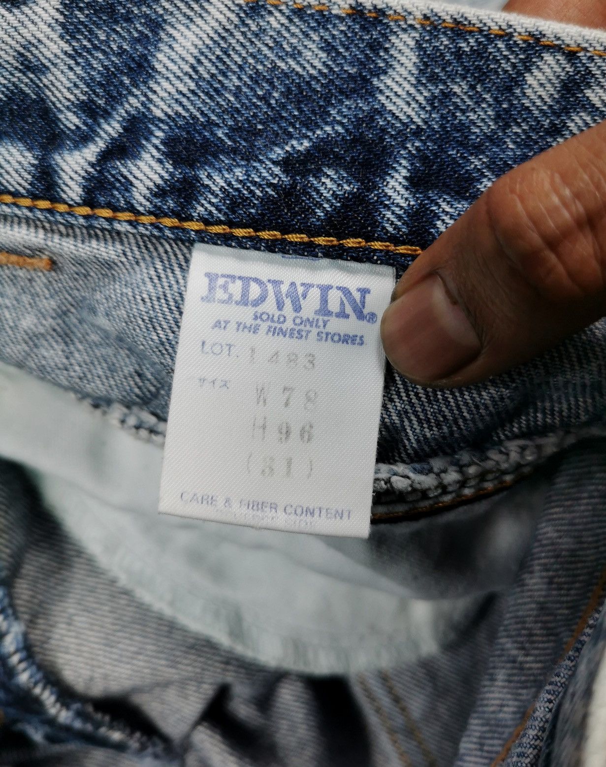 Edwin Vintage Edwin Taper Fit Denim Jeans Size US 30 / EU 46 - 8 Thumbnail