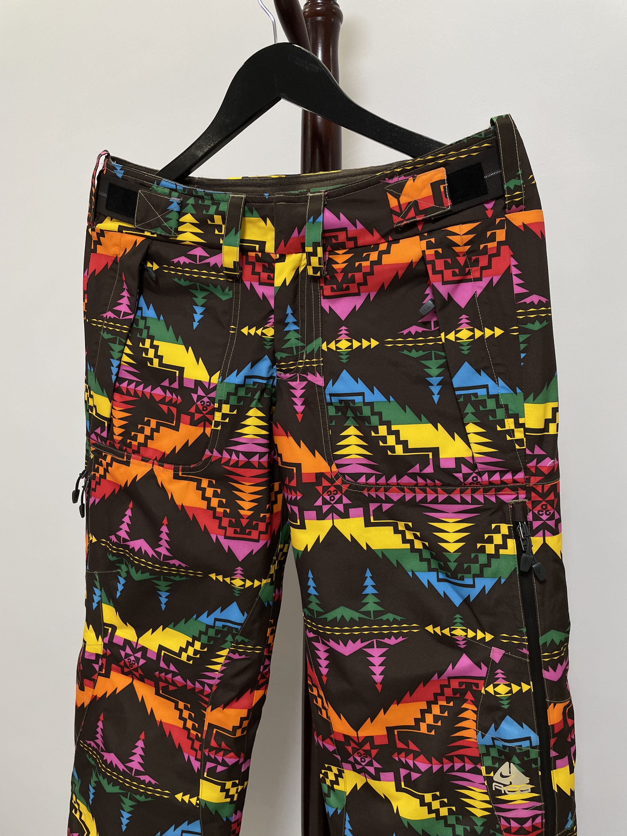Nike ACG NIKE ACG x Pendleton Gore-Tex Pants Snow Ski Aztec Gorpcore Size 26" / US 2 / IT 38 - 6 Thumbnail