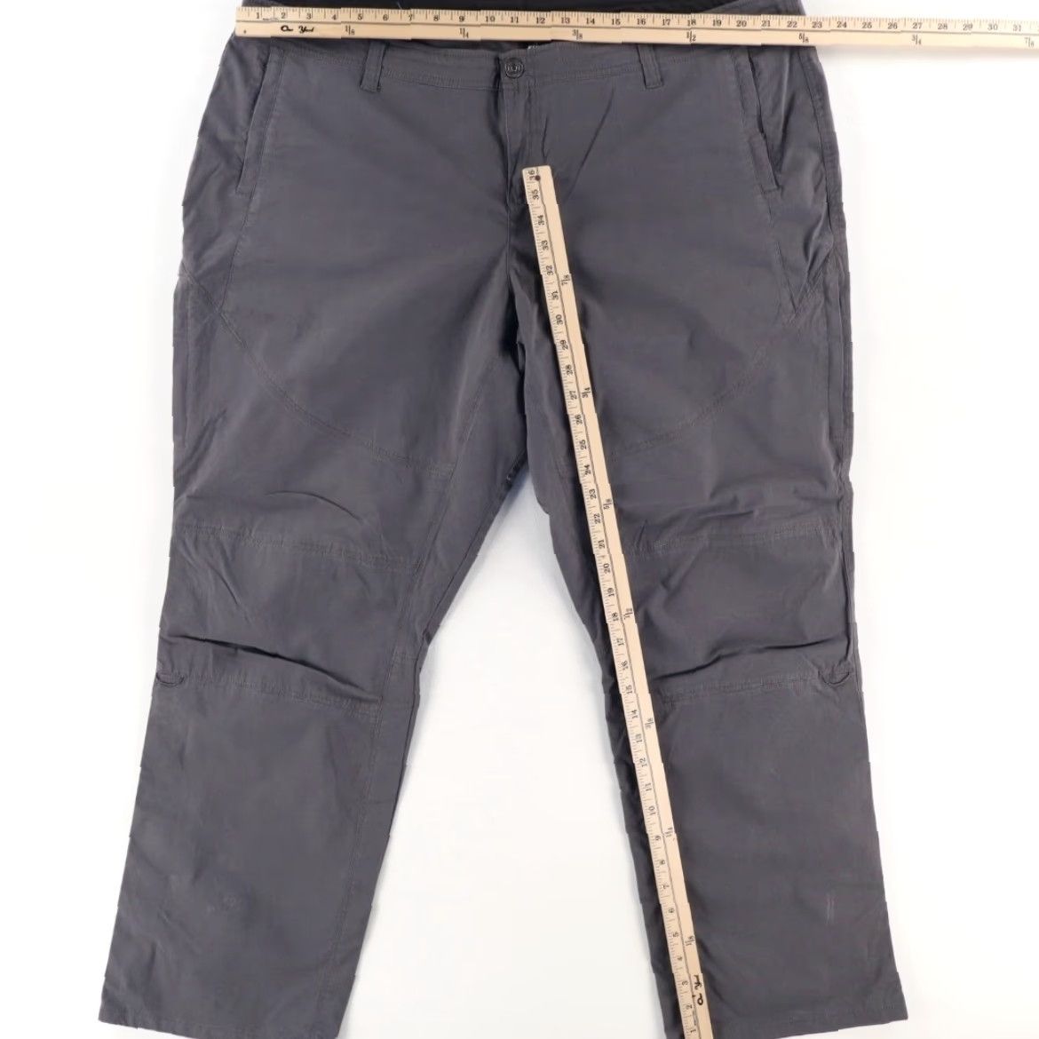 Vintage Kuhl Stretch Spire Roll Up Twill Athletic Pants Charcoal Women's 22 Size 40" / US 18 - 3 Thumbnail