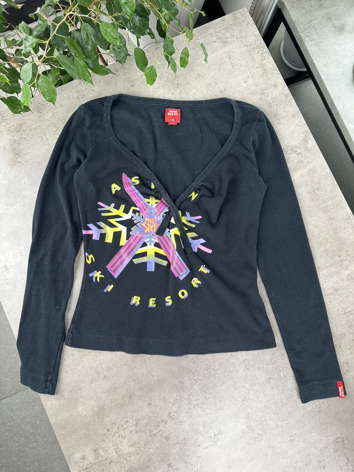 Miss Sixty Miss Sixty Printed Long Sleeve Size L / US 10 / IT 46 - 1 Thumbnail