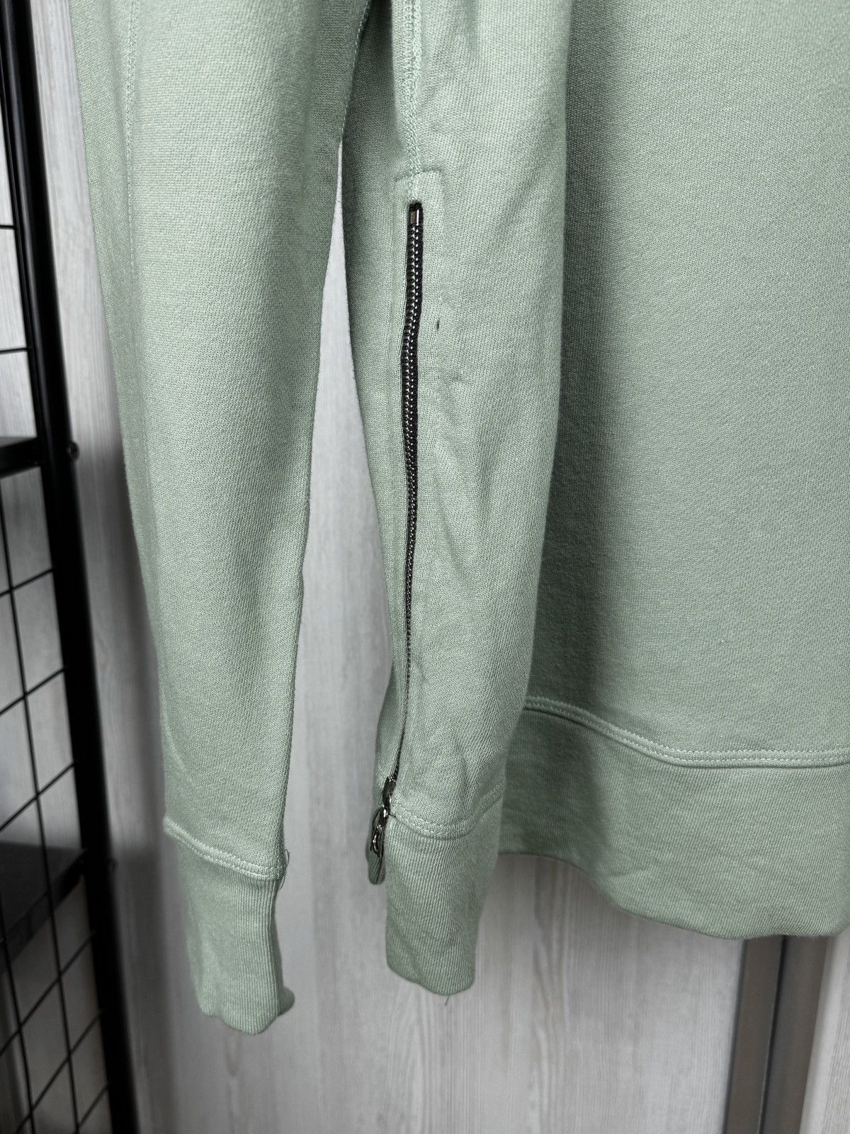 John Elliott John Elliott light green sides zippers made in USA hoodie Size US L / EU 52-54 / 3 - 11 Thumbnail