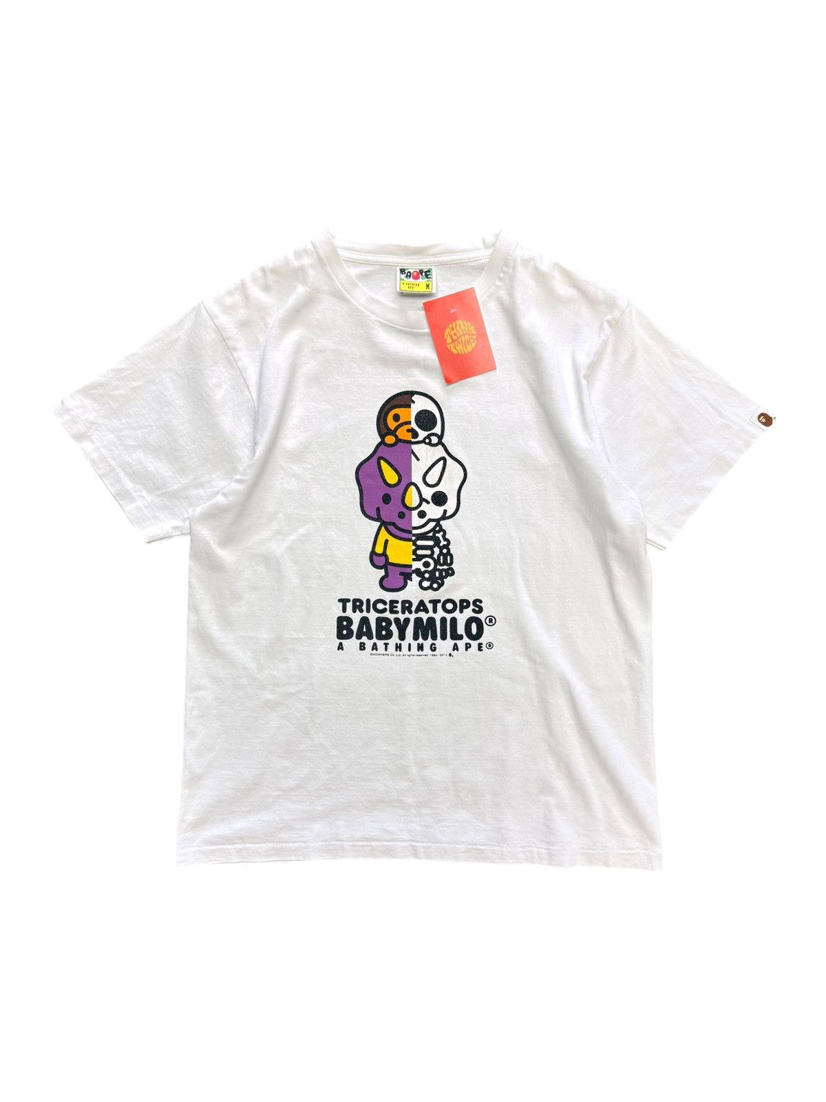 Bape Bape Babymilo Triceratops T Shirt Medium Size US M / EU 48-50 / 2 - 1 Thumbnail