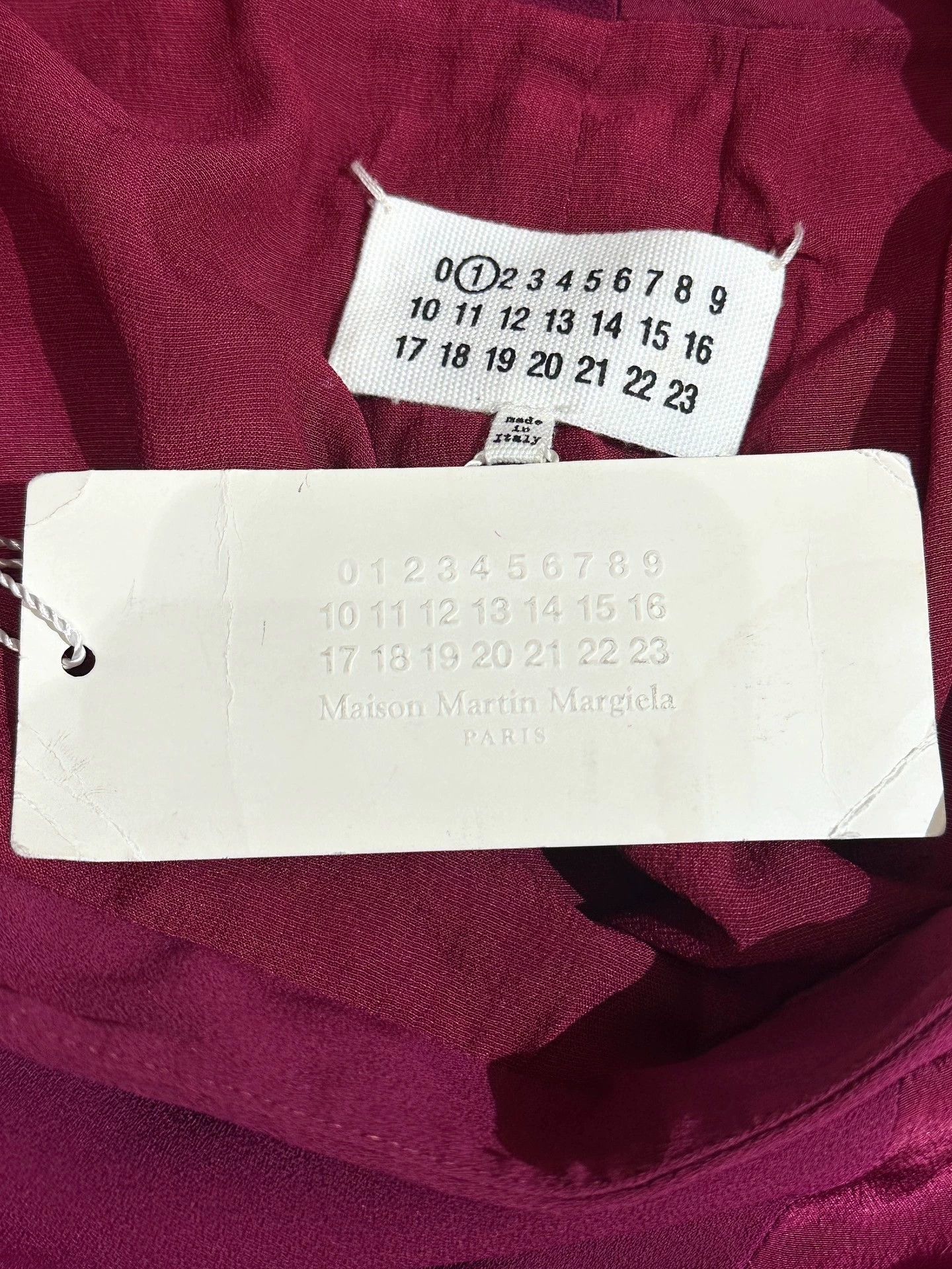 Maison Margiela Maison Margiela Burgundy Colorblock Dress 2015AW 38 Size 26" / US 2 / IT 38 - 3 Thumbnail