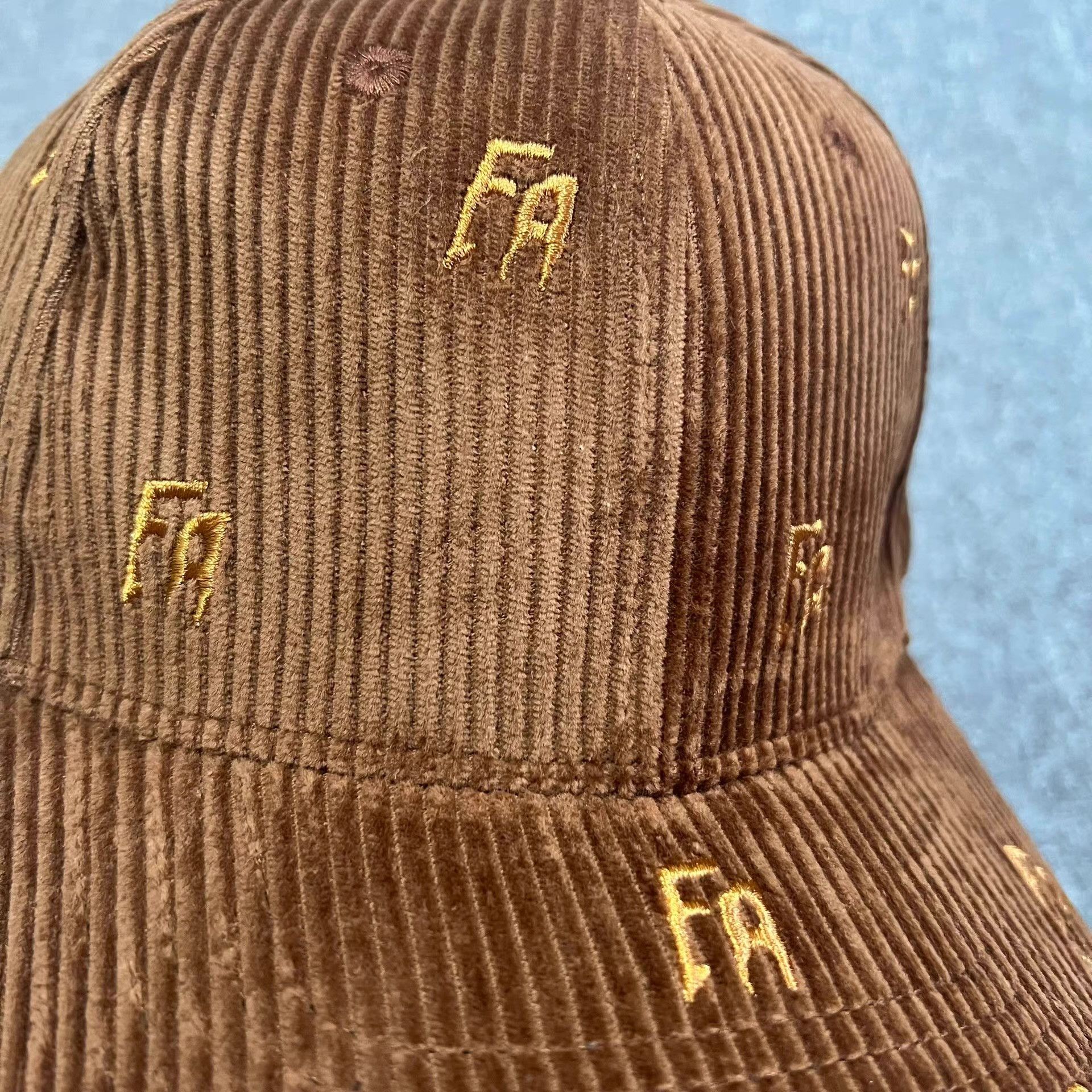 Fucking Awesome FuckingAwesomeEmbroideredCorduroyCurvedBrim Baseball Cap Q7 Size ONE SIZE - 2 Thumbnail
