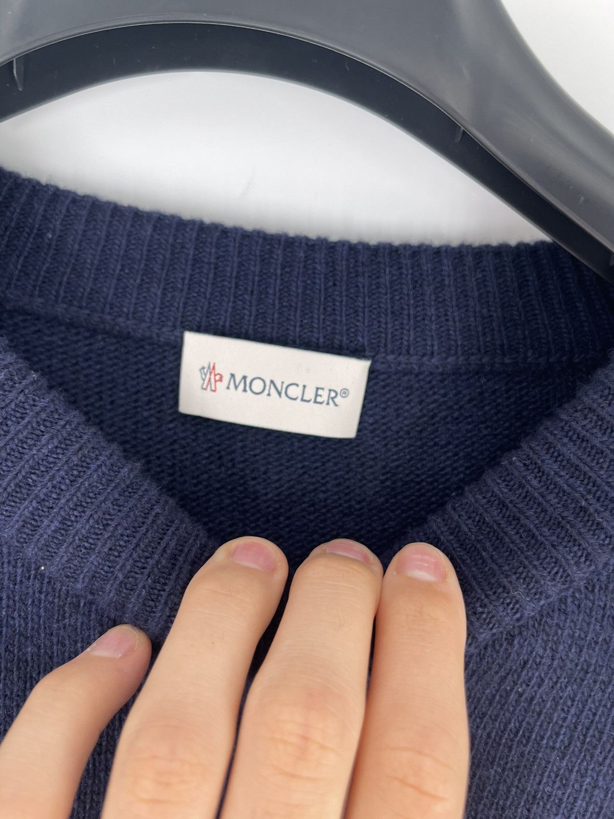 Moncler Moncler Girocollo Tricot Jumper Size M Size US M / EU 48-50 / 2 - 7 Thumbnail
