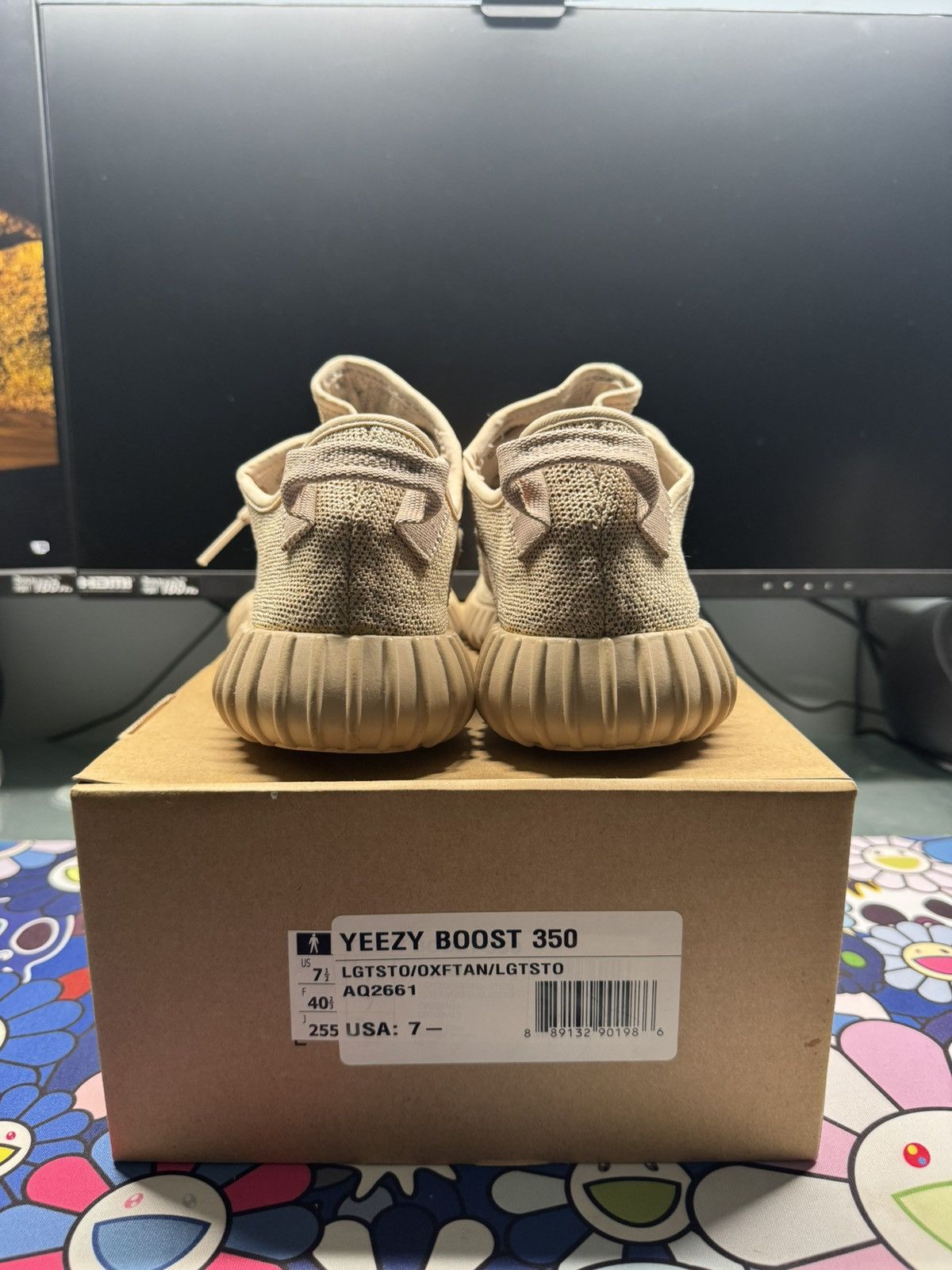 Adidas × Yeezy Size 7.5 Yeezy Boost 350 OG Oxford Tan AQ2661 Size US 7.5 / EU 40-41 - 3 Thumbnail