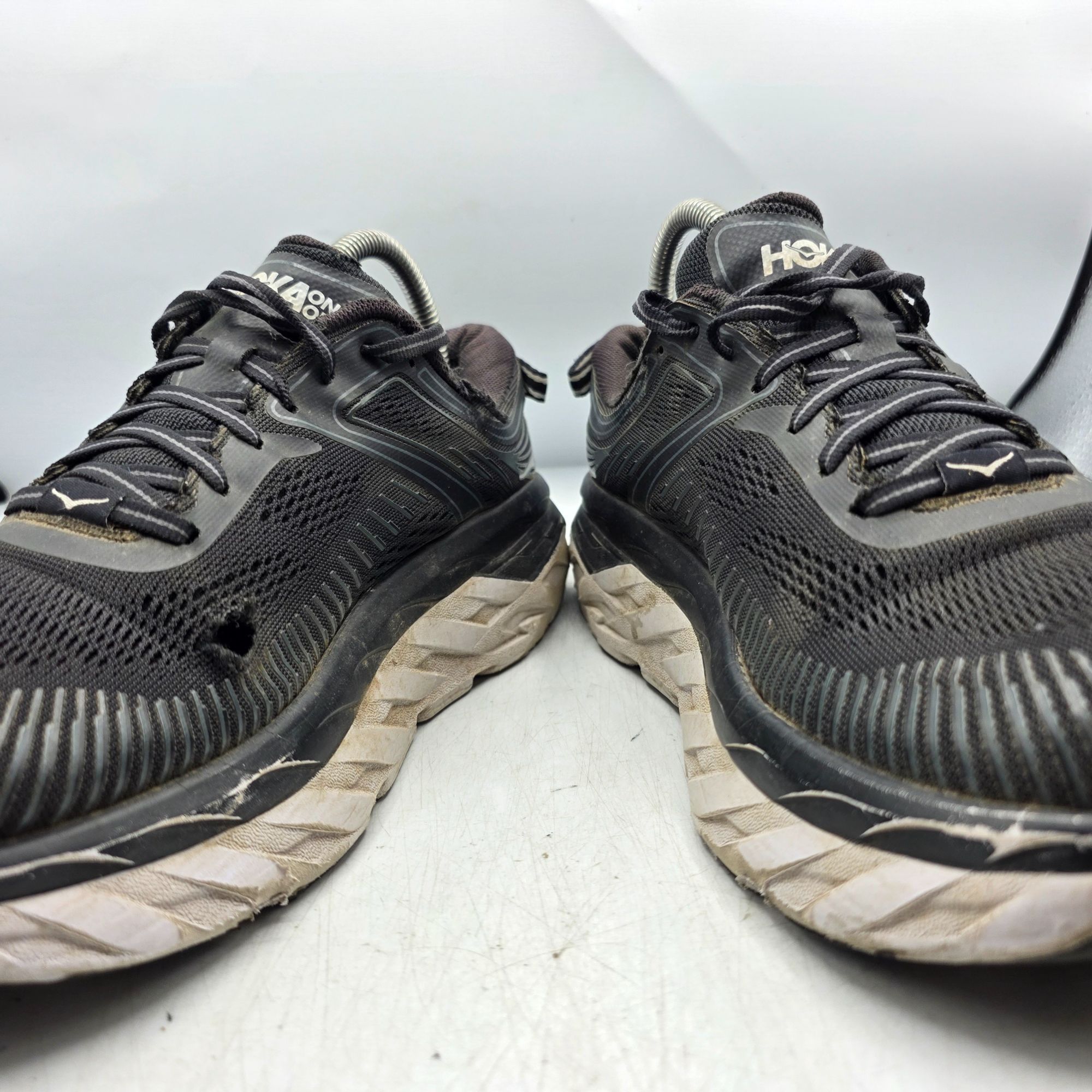 Hoka Hoka One One Bondi 7 Womens Size 8 D Wide Black Athletic Sho Size US 8 / IT 38 - 8 Thumbnail