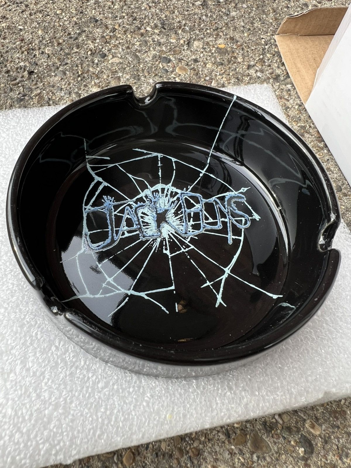 Travis Scott Cactus Jack Jack Boys “Cracked” Ash Tray Black