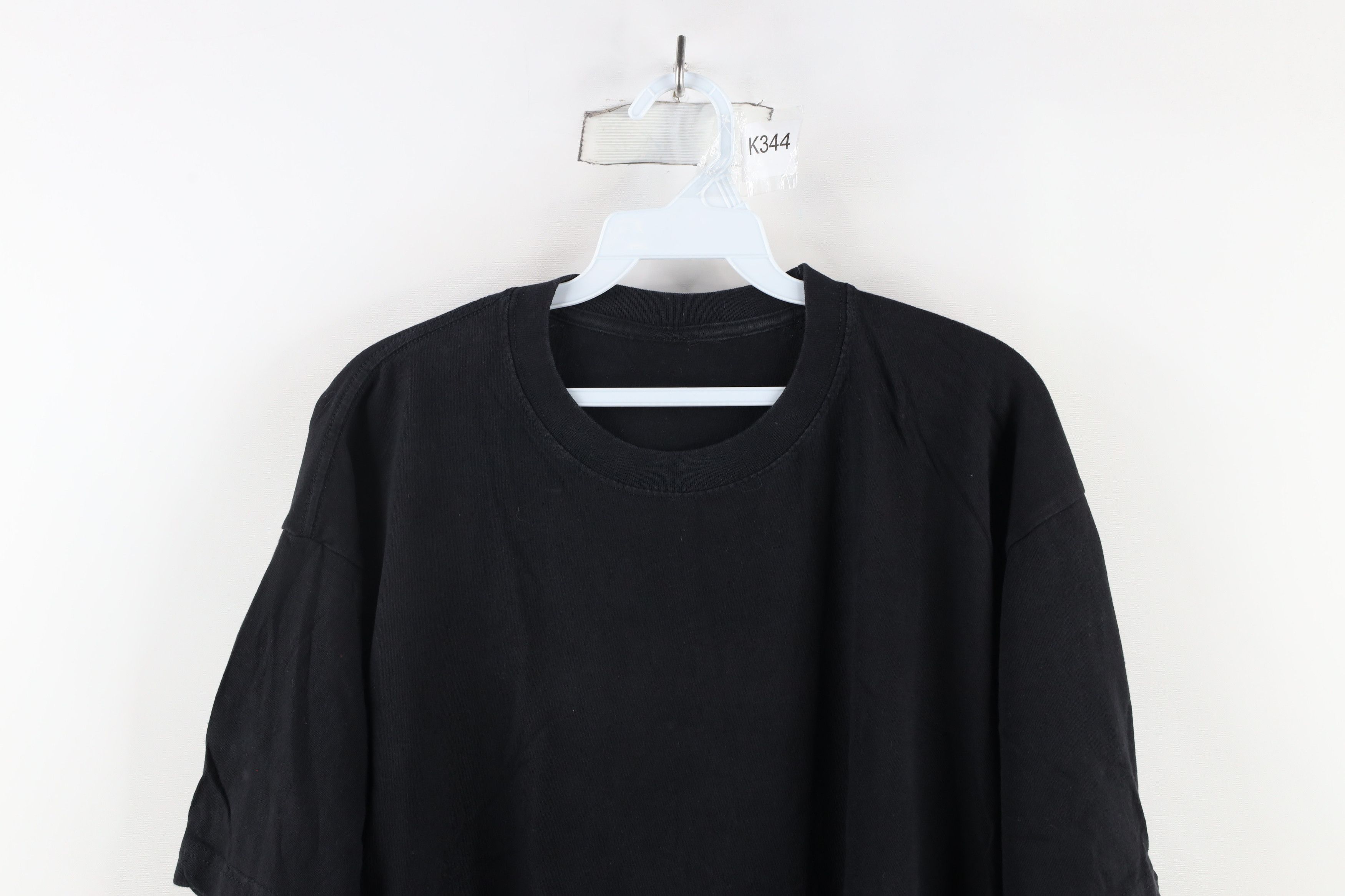 Vintage Vintage 90s Streetwear Short Sleeve T-Shirt Black Cotton Size US XXL / EU 58 / 5 - 2 Thumbnail
