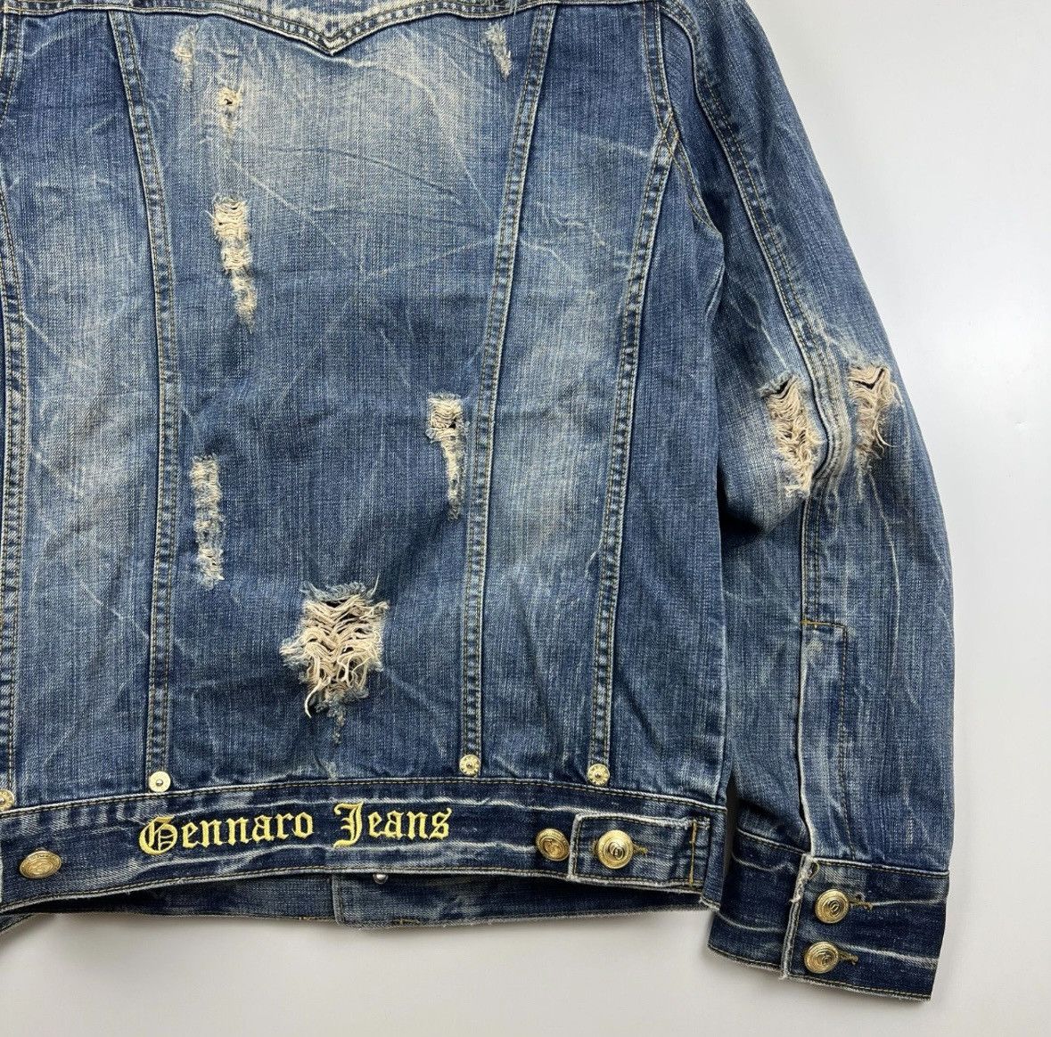 Other GENNARO Leopard Denim Jacket Size US S / EU 44-46 / 1 - 11 Thumbnail