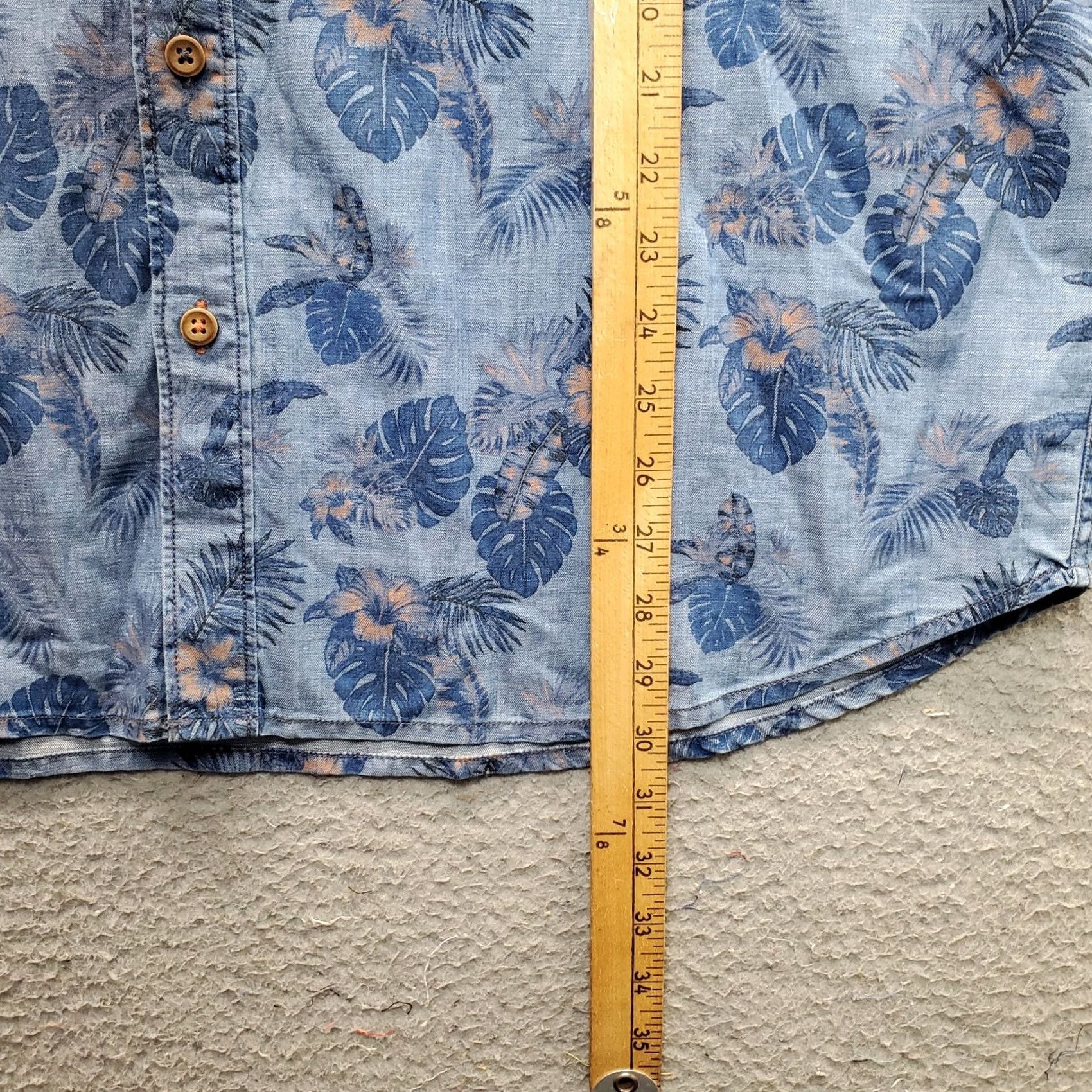 Tommy Bahama Tommy Bahama Mens XL Multi Denim Tropical Short Sleeve Button-Up Shirt Size US XL / EU 56 / 4 - 5 Thumbnail