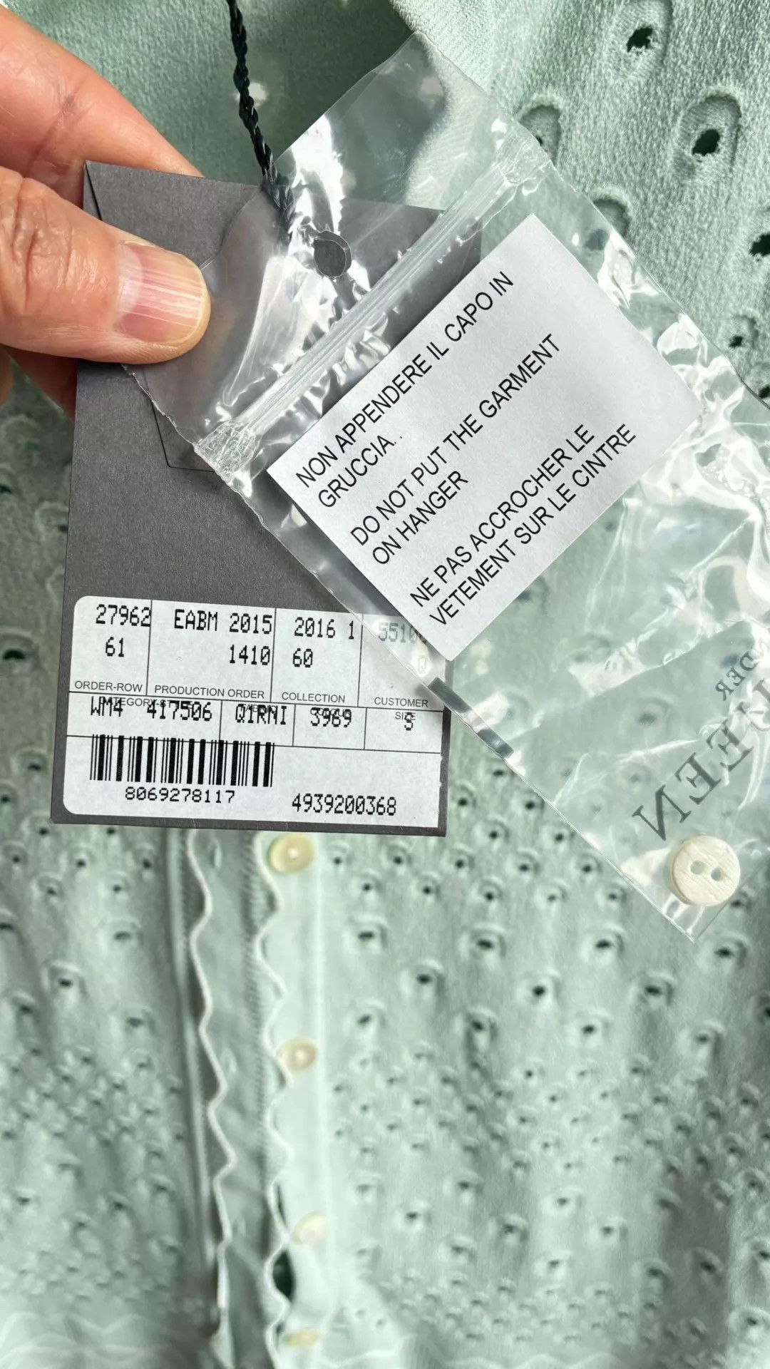 Alexander McQueen AMQ Mint Green Intricate Openwork Knit Cardi S Size S / US 4 / IT 40 - 4 Thumbnail