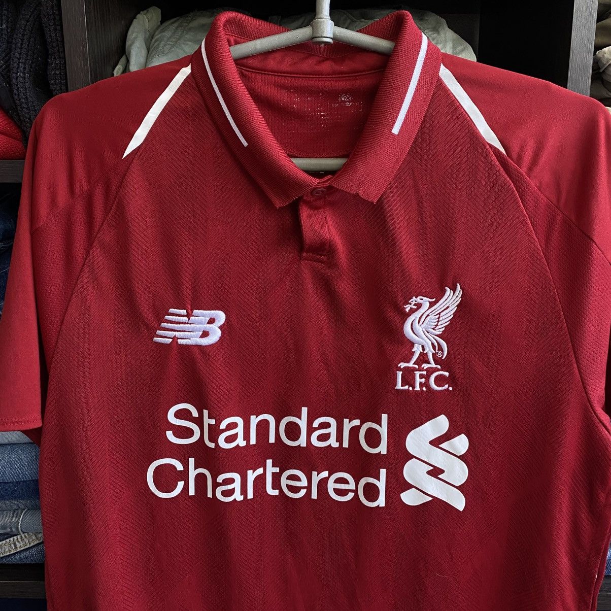 New Balance Mens New Balance Liverpool Home Red soccer jersey Size US S / EU 44-46 / 1 - 2 Thumbnail