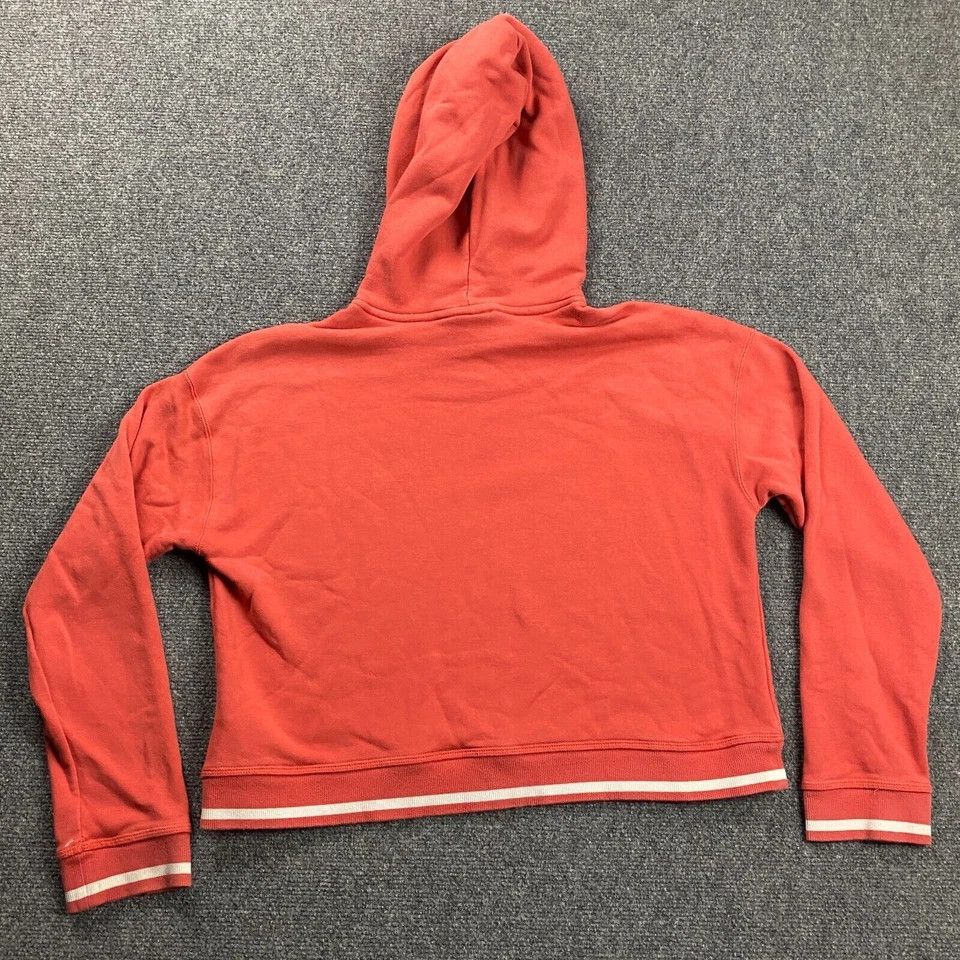 Adidas Adidas Hoodie Women's Medium Pullover Crop Drawstring Cotton Size M / US 6-8 / IT 42-44 - 4 Thumbnail