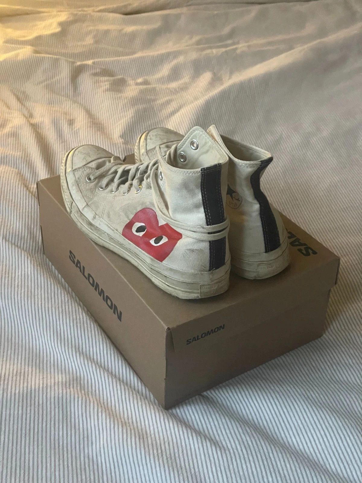 Comme des Garcons CDG Comme des Garcons Converse White Size US 9.5 / EU 42-43 - 2 Thumbnail