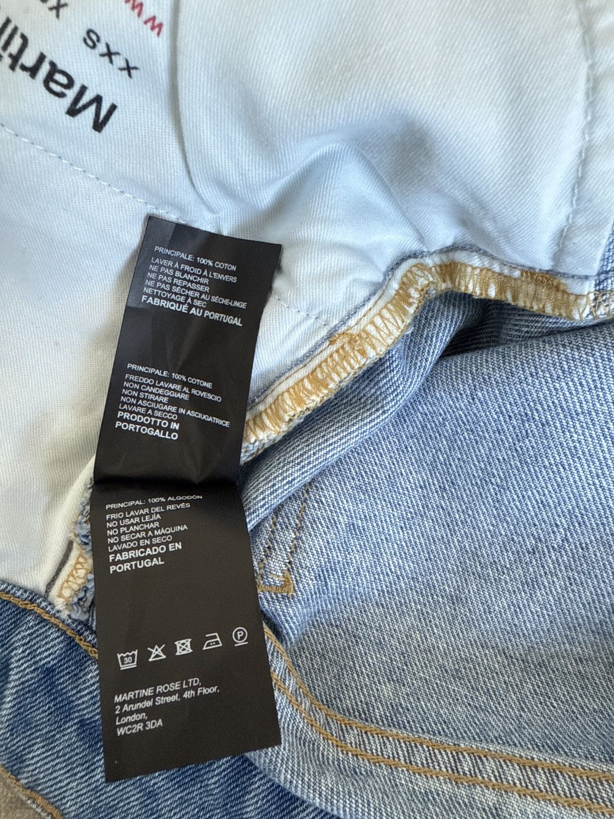 Martine Rose Martine Rose Extended Wide Leg Jeans Size US 33 - 11 Thumbnail