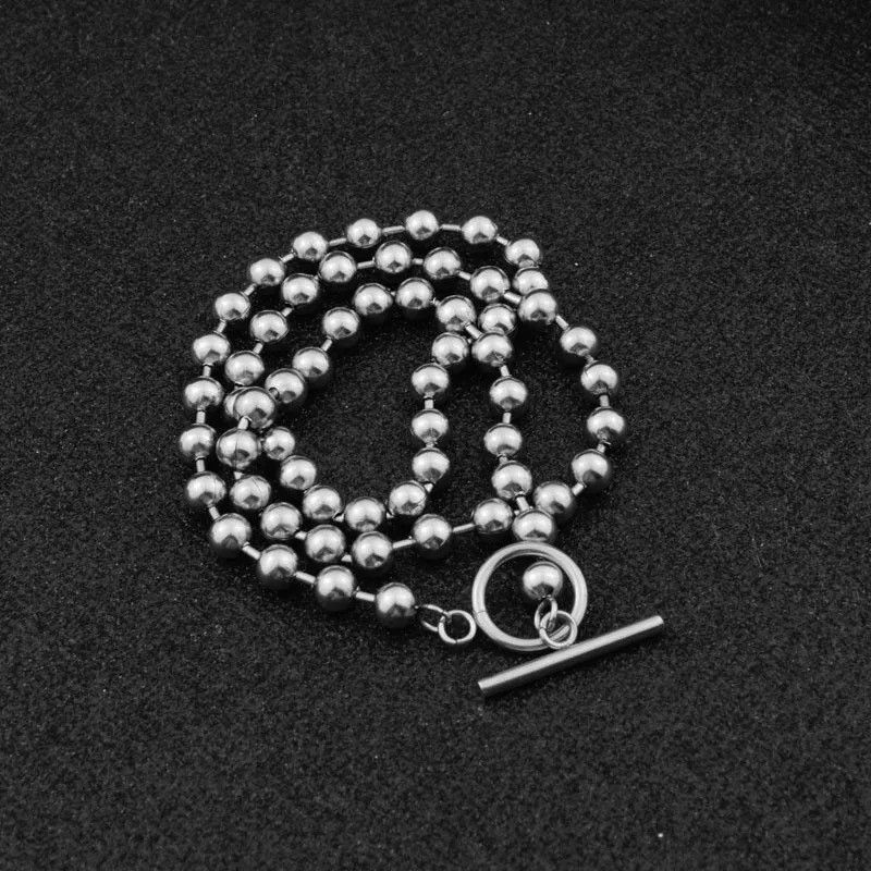 Jewelry 50cm Bead Chain Necklace Size ONE SIZE - 4 Thumbnail