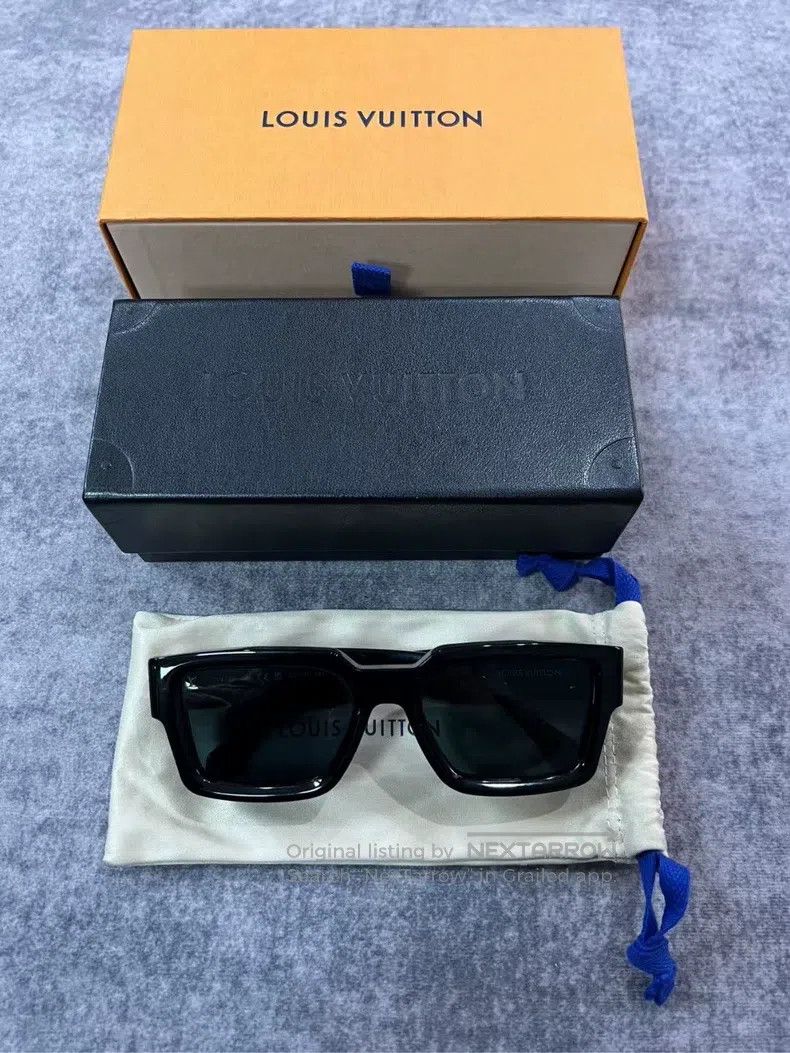 Louis Vuitton Louis Vuitton Black-and-Silver Millionaire Sunglasses Size ONE SIZE - 1 Thumbnail