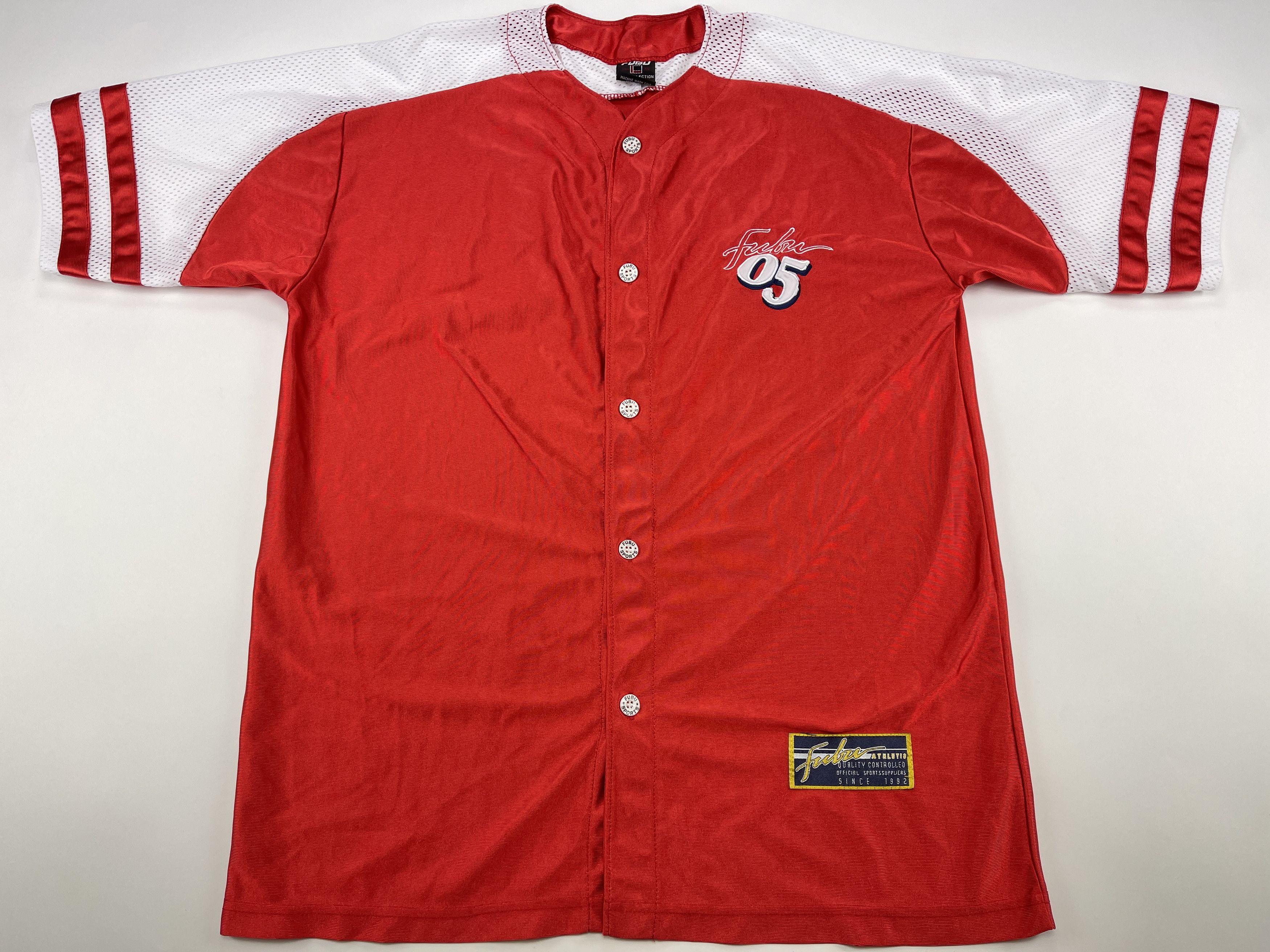 Fubu FUBU jersey, red, vintage hip hop t-shirt, 90s hip hop L Size US L / EU 52-54 / 3 - 2 Thumbnail