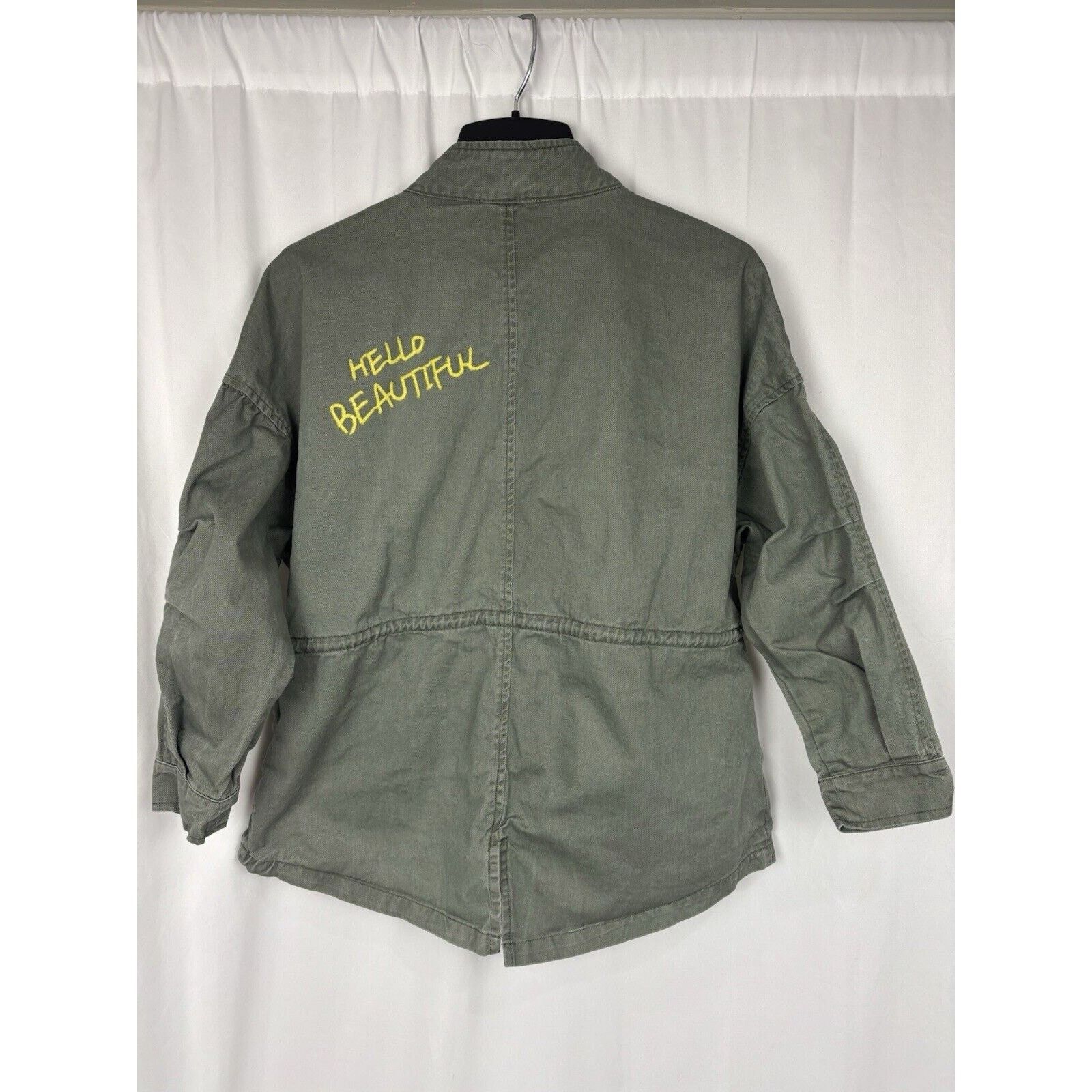 Other Skies are Blue Women’s Army Green Cargo Jacket Military S Size S / US 4 / IT 40 - 1 Thumbnail