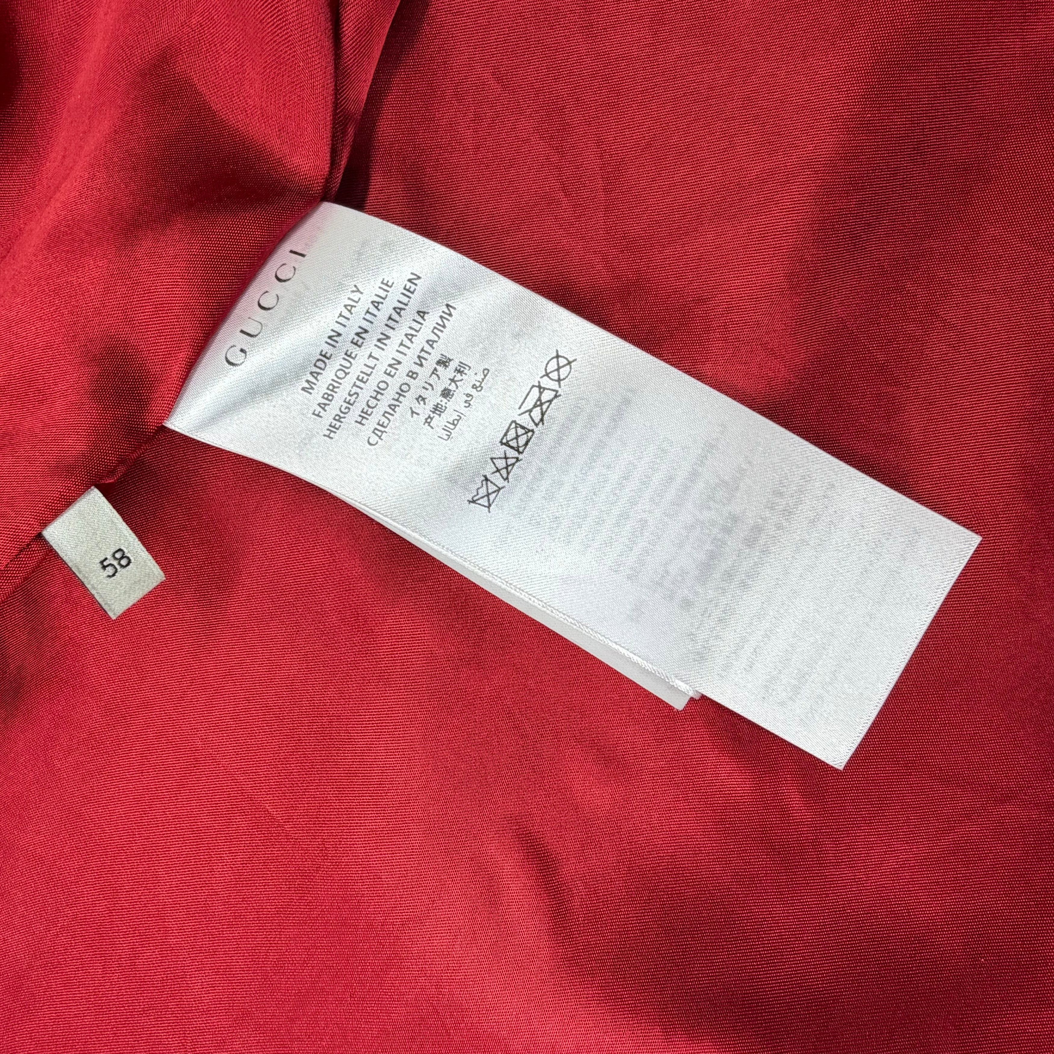 Gucci Gucci Orgasmique Leather Bomber 58 (XXXL) Size US XXL / EU 58 / 5 - 5 Thumbnail