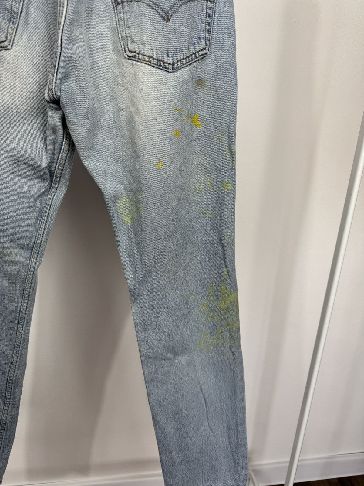 Levi's Levi’s Made in USA Distressed Light Blue Jeans Vintage W31 Size US 31 - 4 Thumbnail