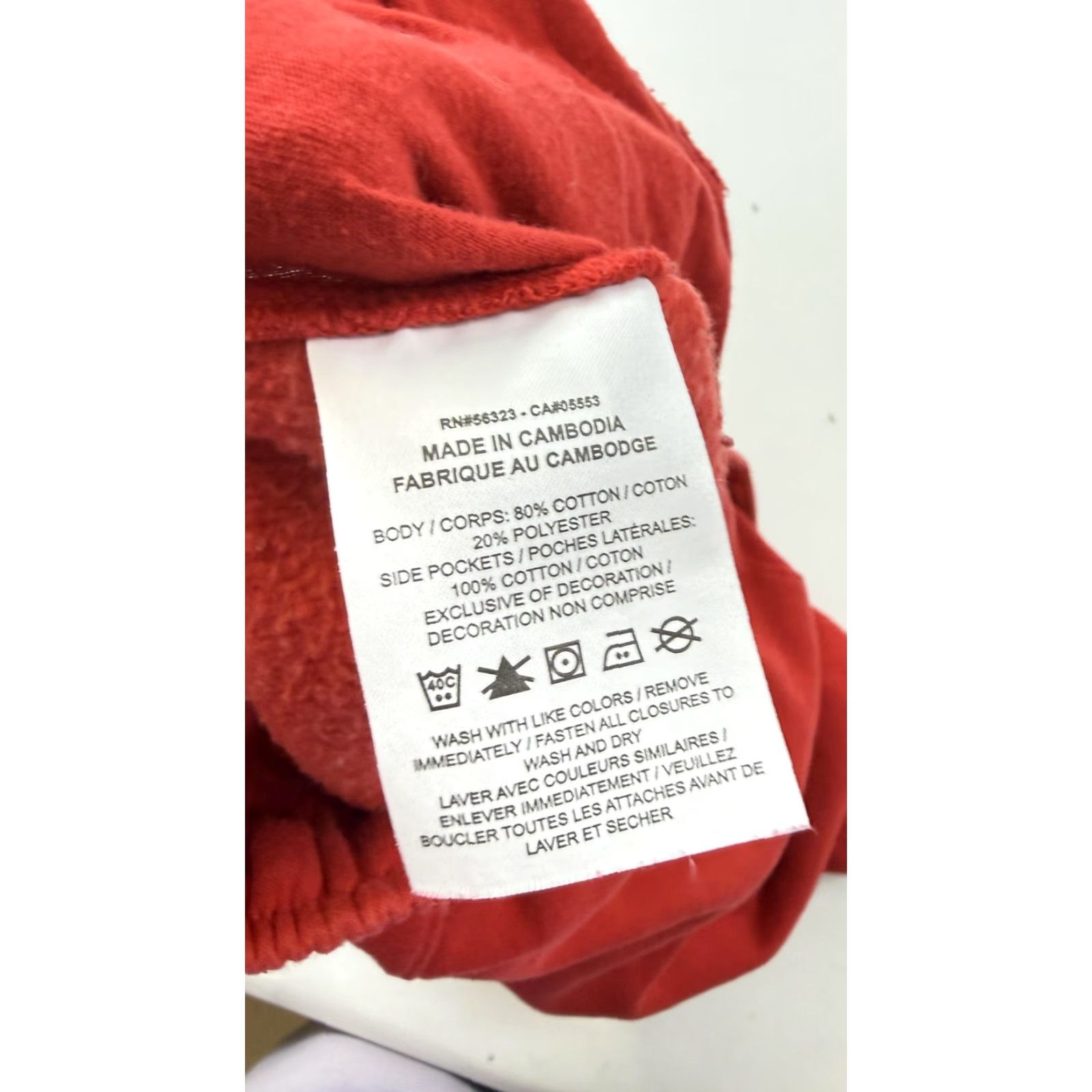 Nike Nike Fleece Cargo Shorts Mens Small Red CZ9956-657 Shorts Sweat Elastic Waist Pockets 7 Inseam Cotton Polyester Size US 29 - 5 Thumbnail