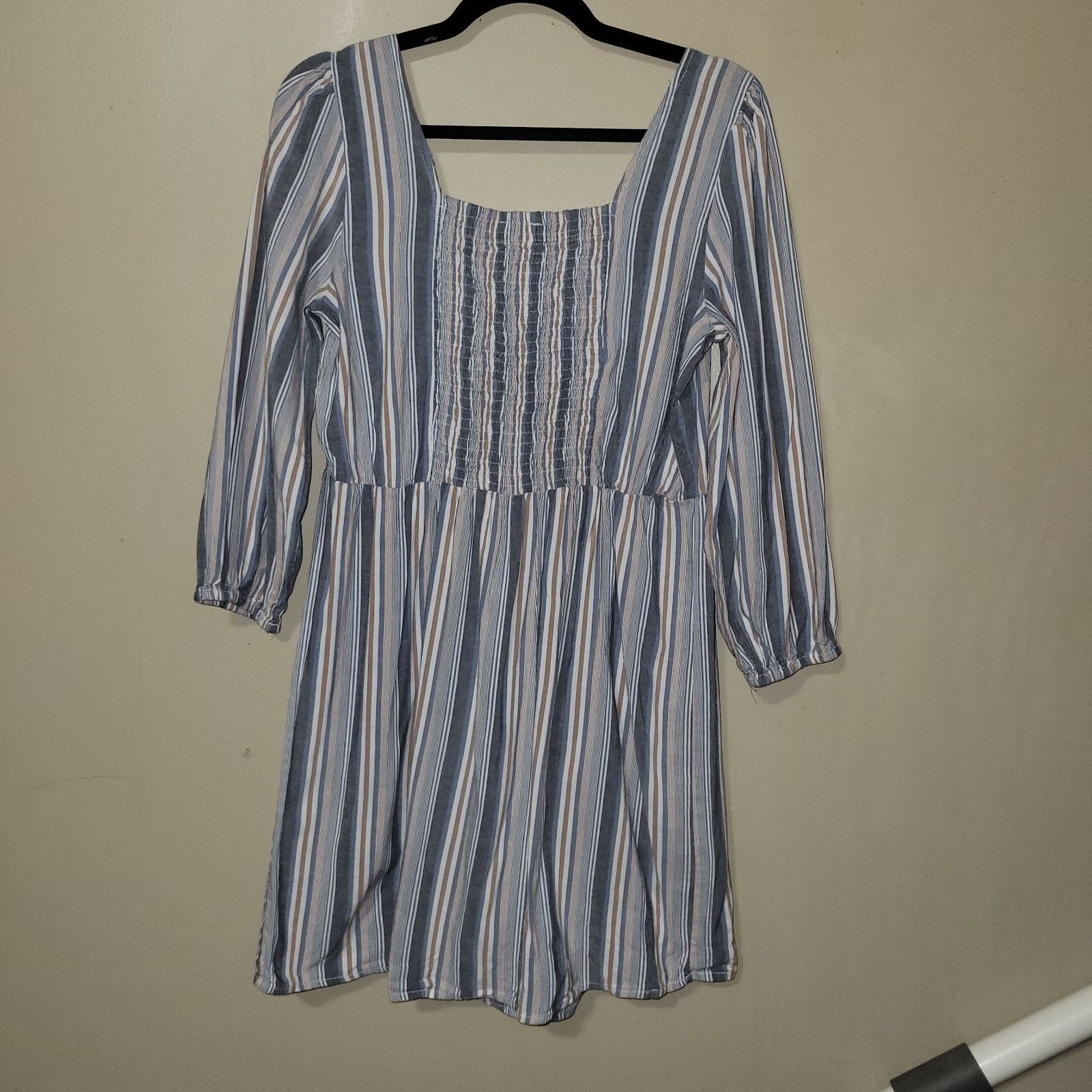 & Other Stories Blush Dress Women XL Multicolor Stripes Short Pullover Size XL / US 12-14 / IT 48-50 - 7 Thumbnail