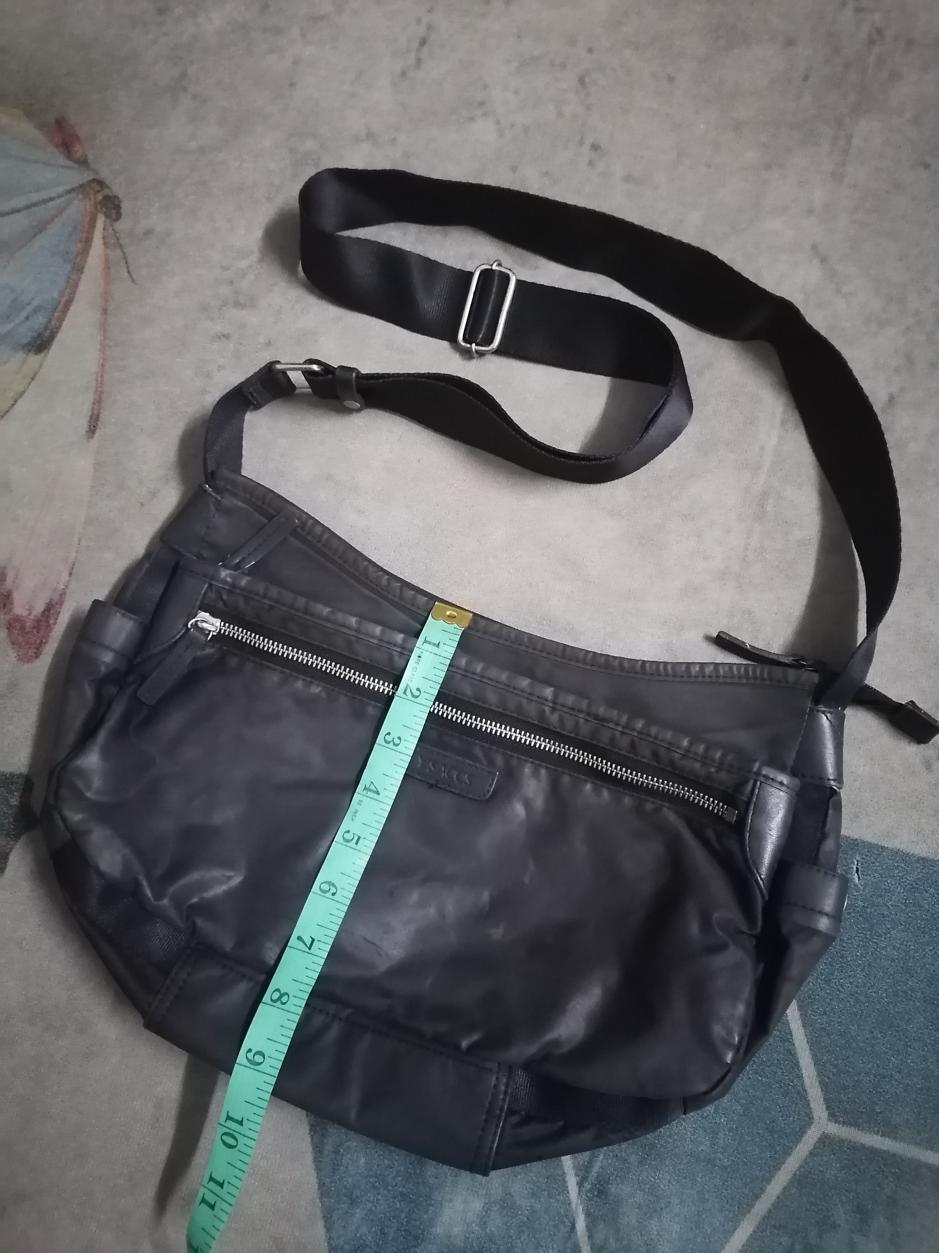 Yohji Yamamoto Y'saccs Waxed Multipocket Satchel Crossbody / Sling Bag Size ONE SIZE - 9 Thumbnail