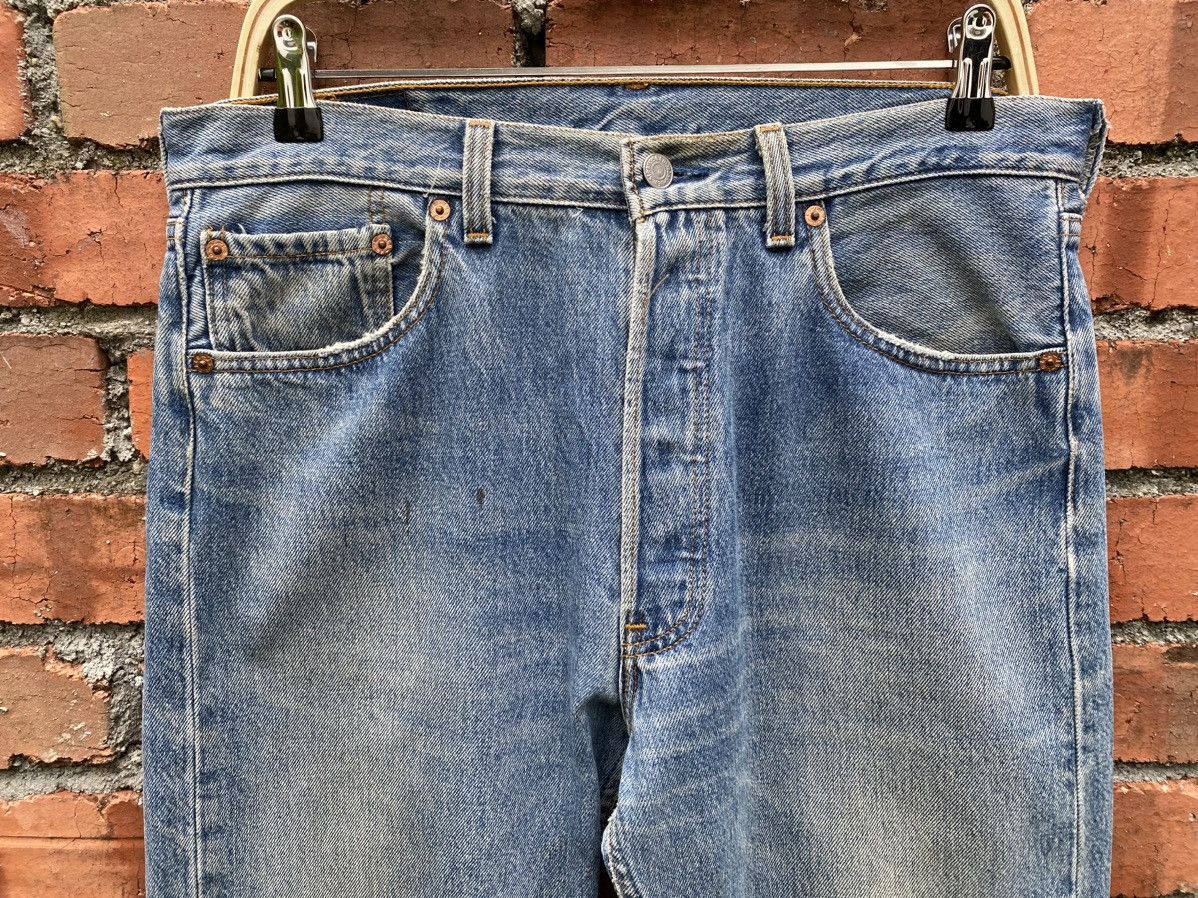Levi's × Levi's Vintage Clothing × Vintage W34x30 vintage levi's 501 made in USA faded Size US 34 / EU 50 - 4 Thumbnail